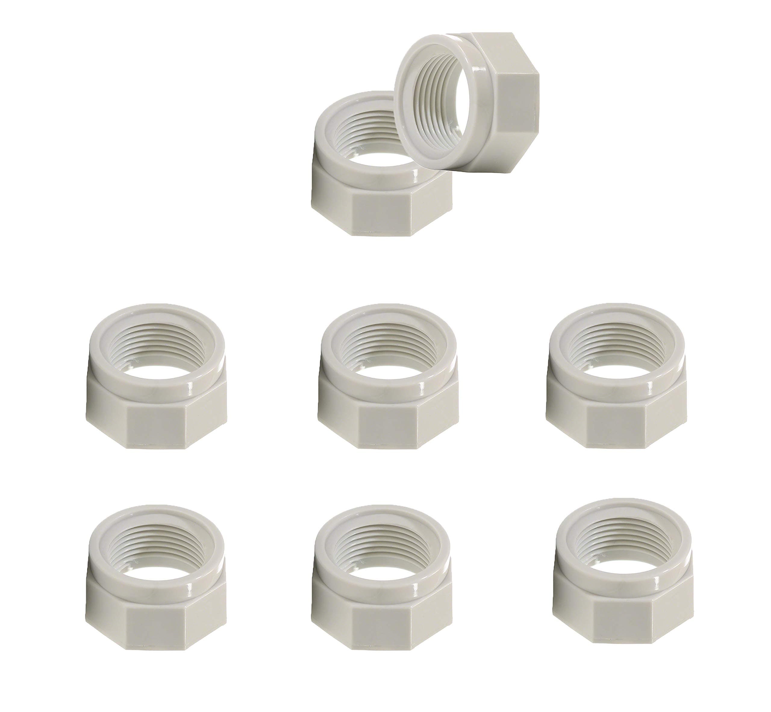 280, 380, 480, 180 Pool Cleaner Feed Hose Nut D15 For Zodiac Polaris 280, 380, 480, 180 Pool Cleaners (6 Pack))