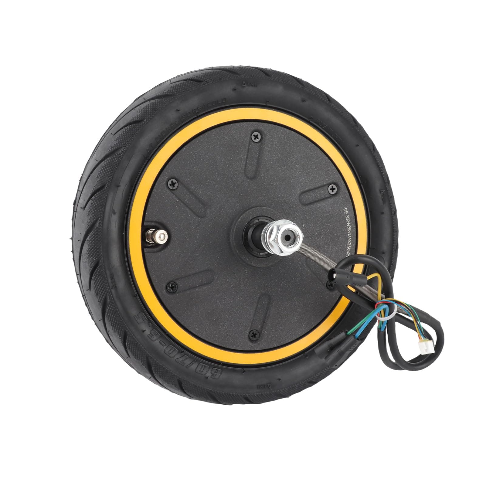 Electric Scooter Hub Motor with Inflatable Tire, 10 inch 350W Rear Wheel Brushless Hub Motor Kit, Waterproof Scooter Wheel Conversion Kit for MAX G30 Electric