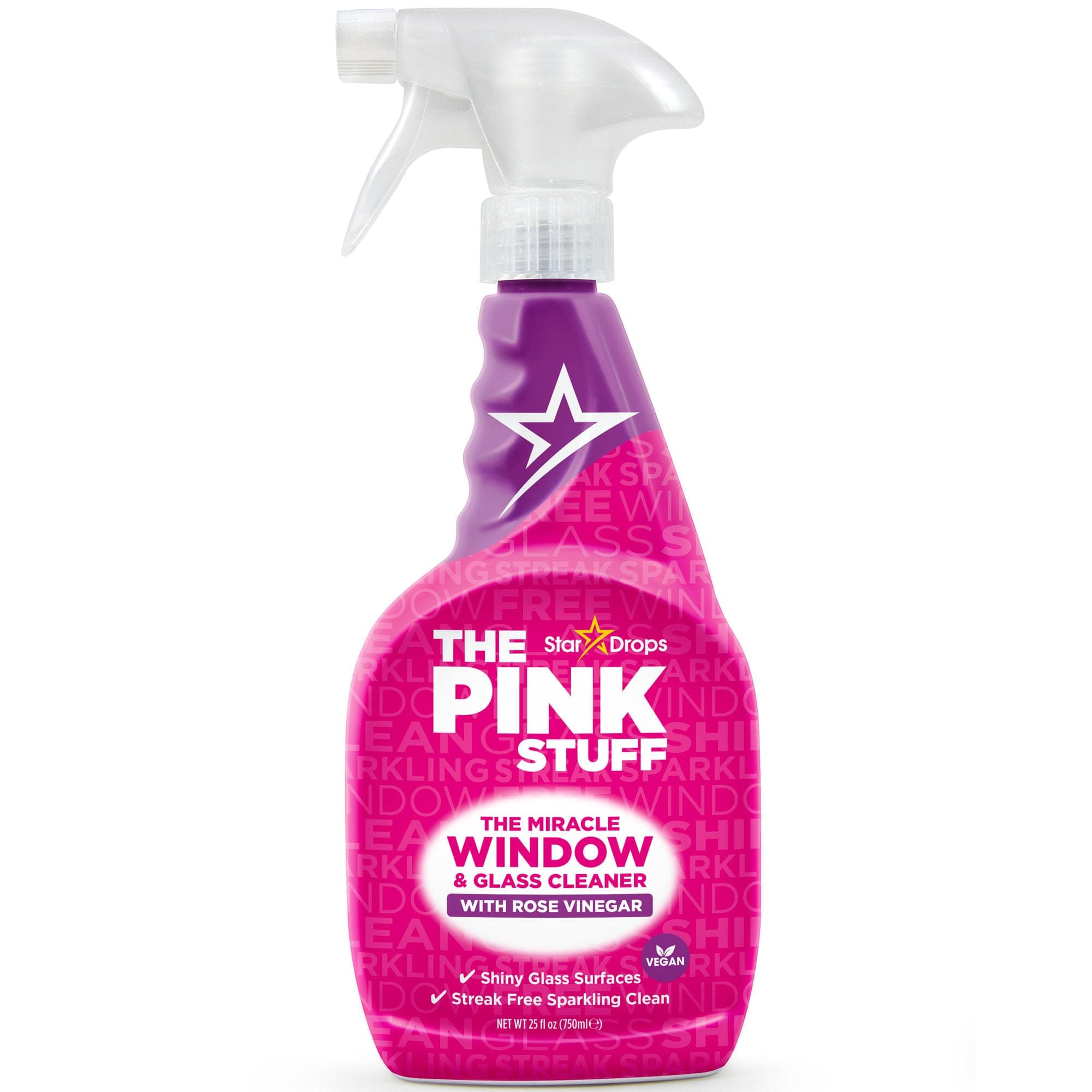 Stardrops The Pink Stuff The Miracle Window & Glass Cleaner with Rose Vinegar