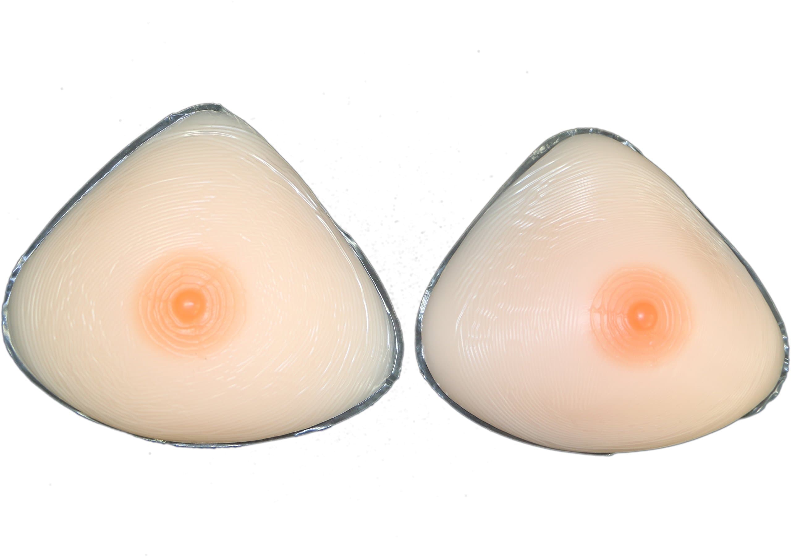 Triangle Full Silicone Breast Form Mastetomy cross dress size 11(5XL)42Dd 44D 46C 48B