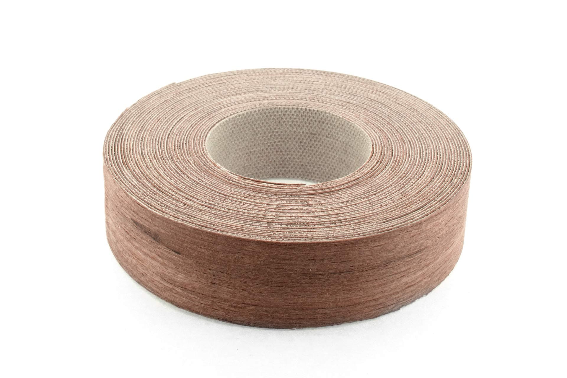22mm Teak Veneer Edging - 7.5m Roll - Pre-Glued Iron-On Real Wood Edging Tape for Easy DIY Application