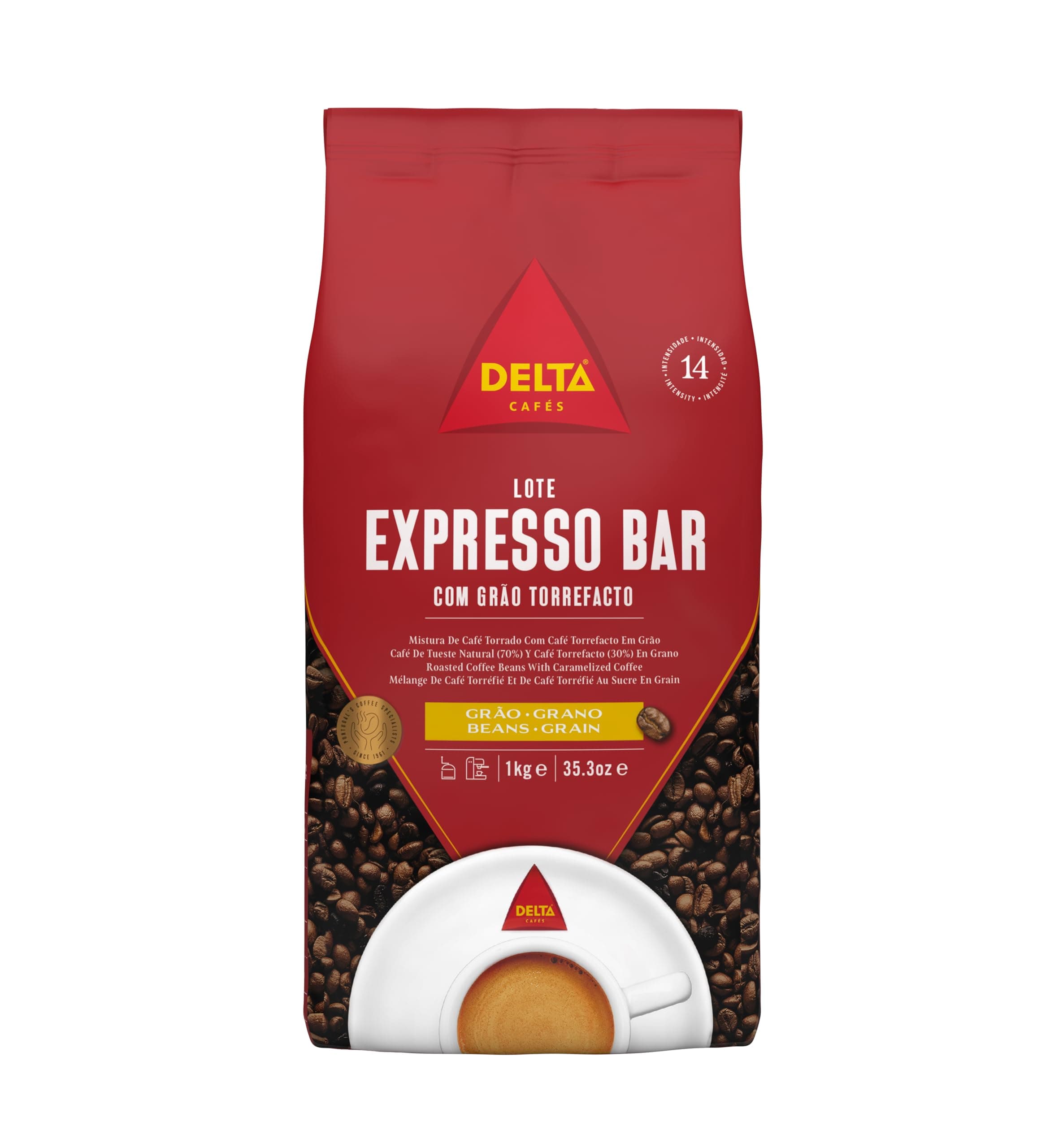– Portuguese Delicious Express Bar Roasted Coffee Beans, Delta, 1Kg