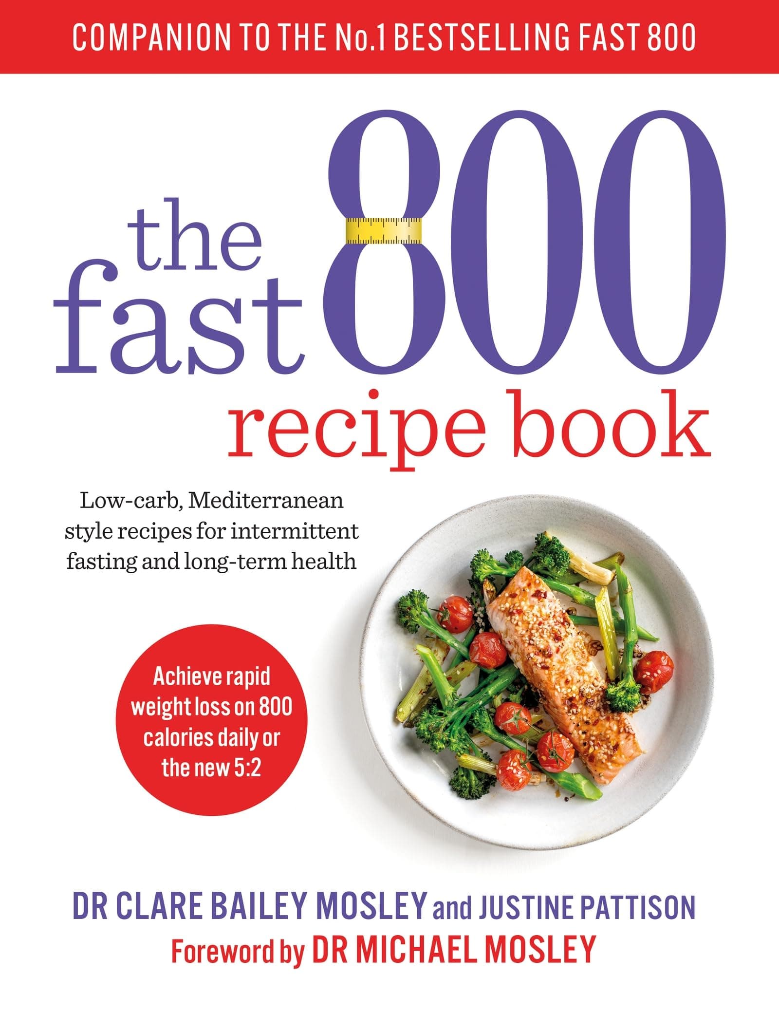 The Fast 800 Recipe Book: Low-Carb, Mediterranean Style Recipes For Intermittent Fasting And Long-Term Health