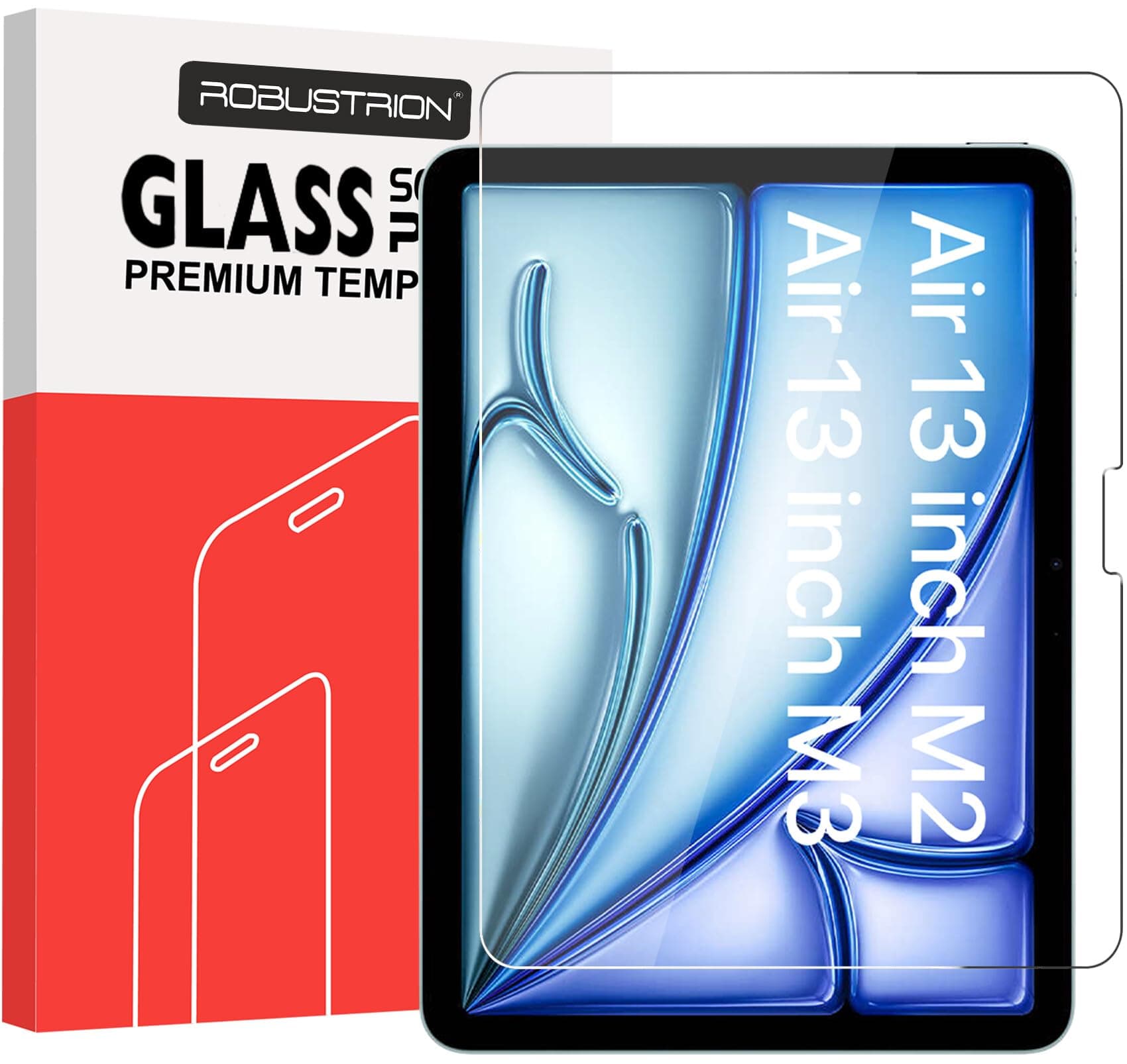 Tempered Glass for iPad Air 13 inch M3/M2 2024/2025 Screen Protector Guard for iPad Air 13 inch [Will not Fit Pro Model]