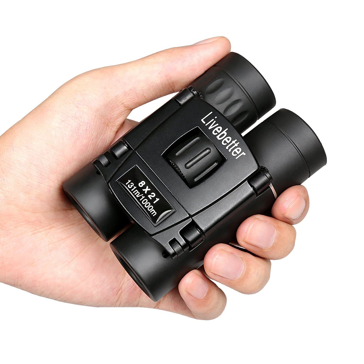 Mini Binoculars for Adults and kids High-Powered Waterproof Fogproof with Low Light Night Vision, 8x21 portable Pocket Folding - Livebetter