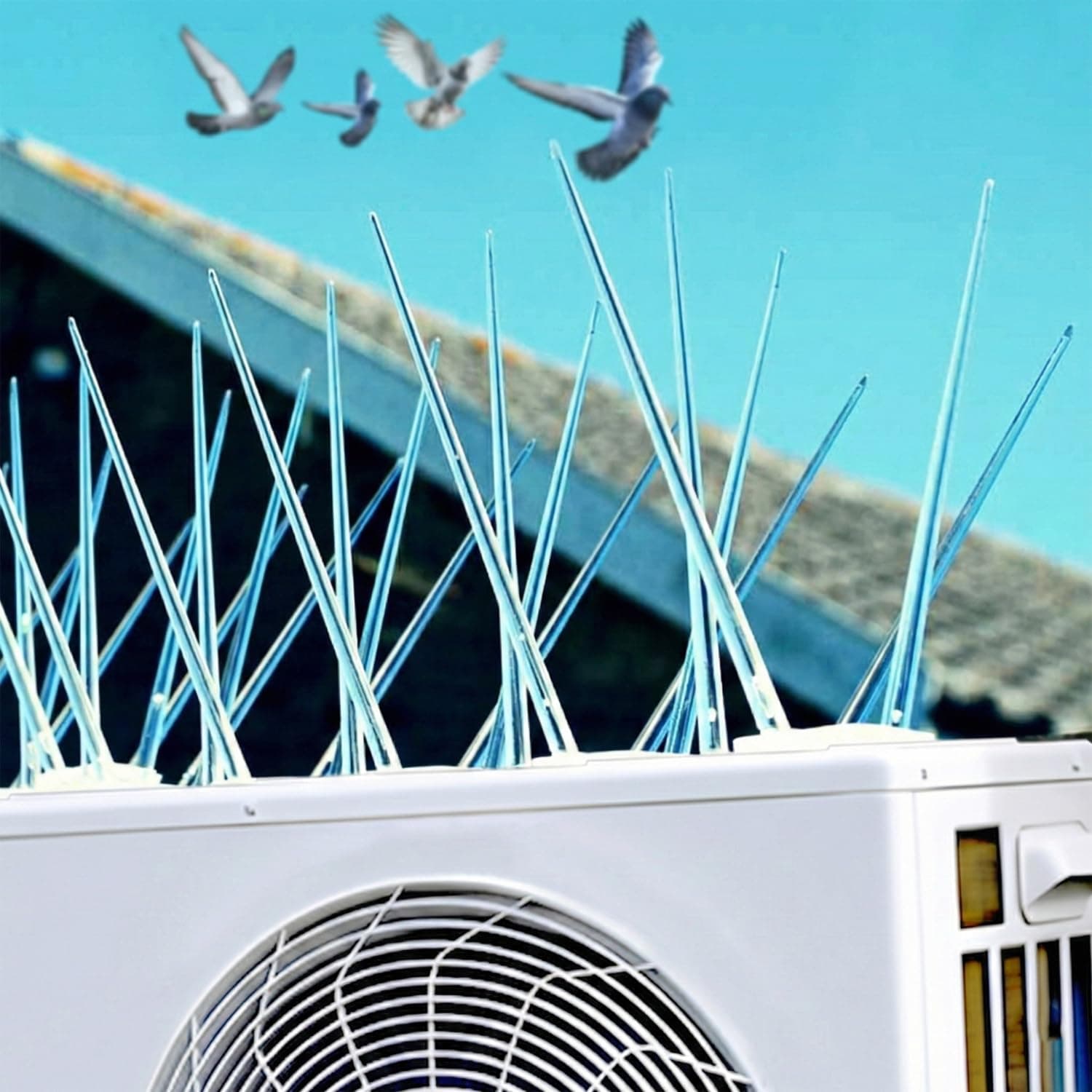 Mr. Right Mr Spikes for Bird & Pigeon (10 Pcs) Bird Spikes, Pigeon Control Spikes, Bird Deterrent, Pigeon Problem Solutions