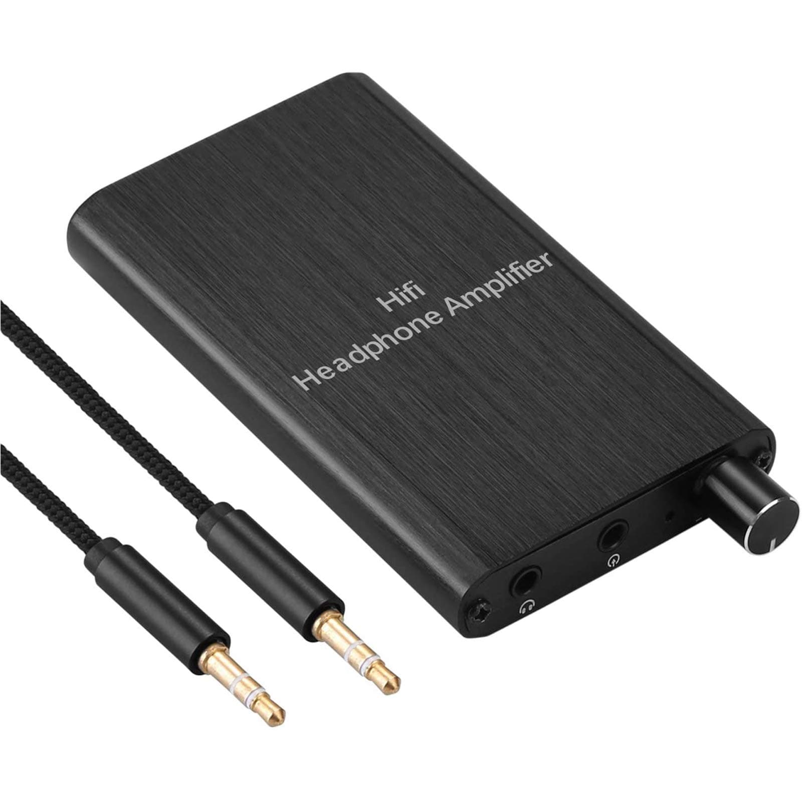 MYPIN Headphone Amplifier, Portable HiFi Headphone Amp 3.5mm Stereo Audio Gain Switch Support Impedance 16-300Ω Headset for MP3/MP4 /Phones/Digital Players/Computers/Xbox one,PS4,PS5 Controller