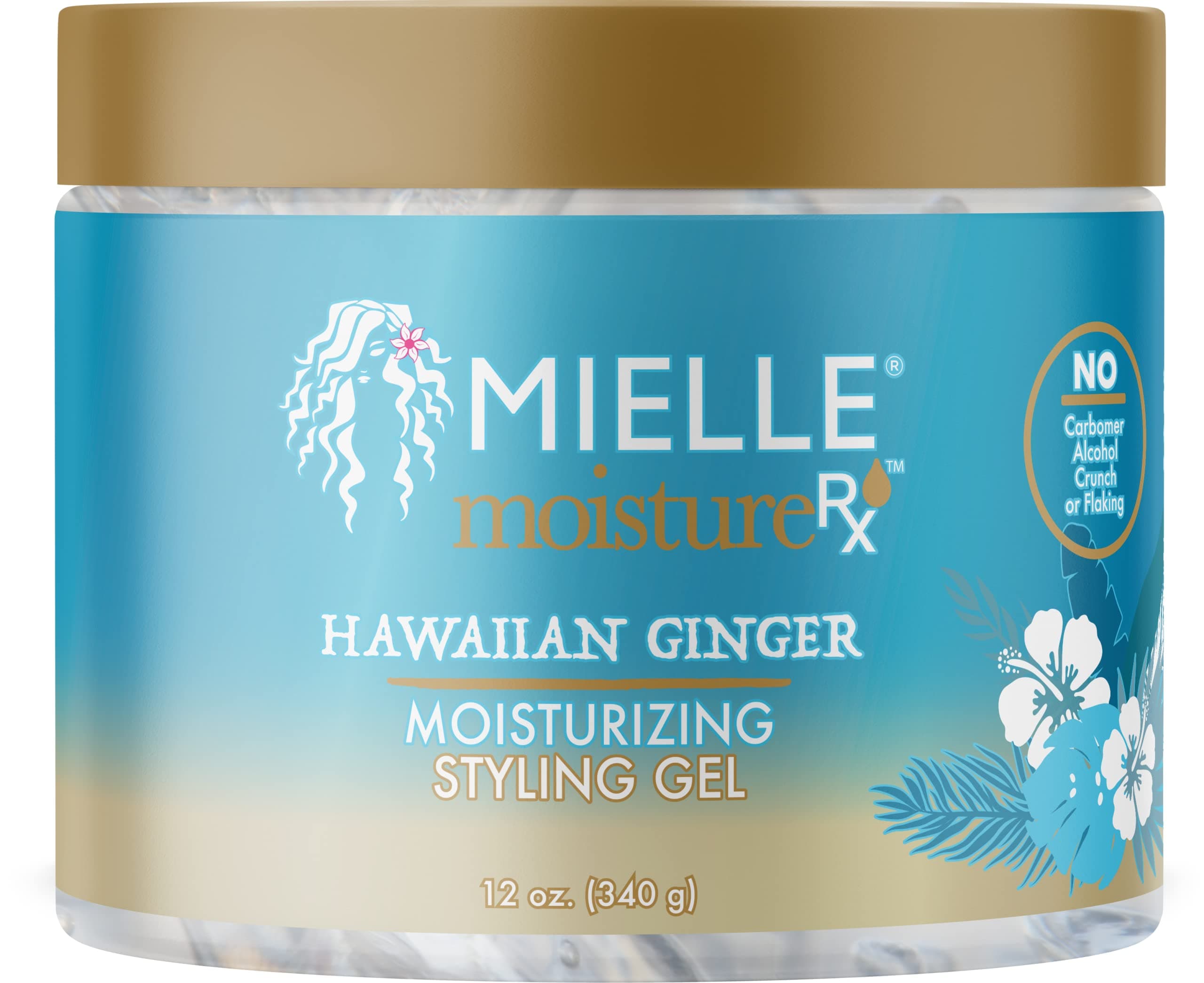 Moisture RX, Moisturizing Styling Gel, Hawaiian Ginger, 12 oz (340 g), Mielle