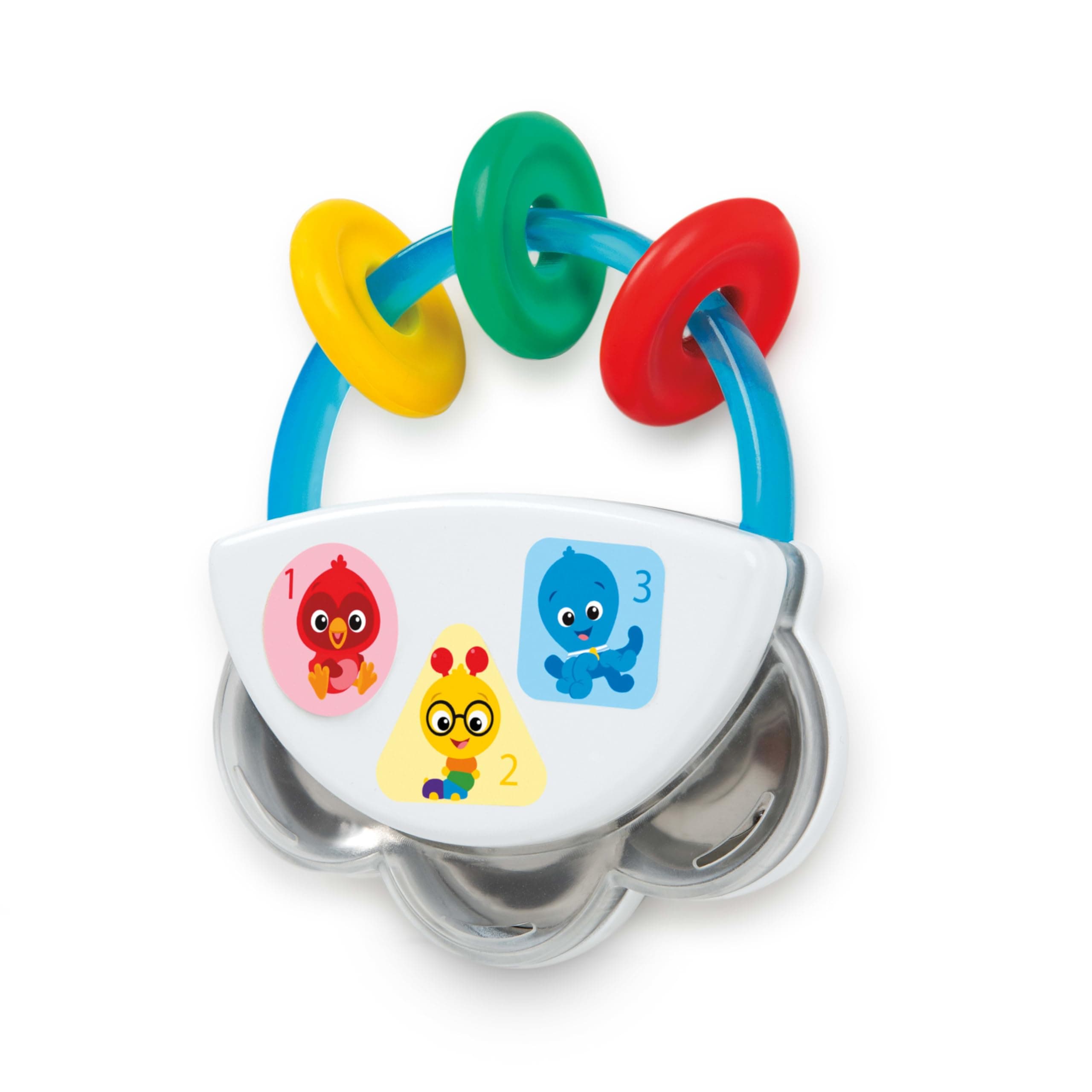 Baby Einstein, Tiny Tambourine Musical Toy & Rattle,