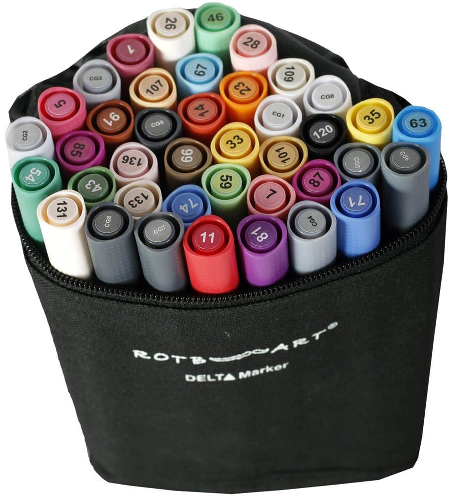 Delta Marker Grafikmarker 40er 40 SetA Box Kit Grafik Design Marker Pen Graffiti