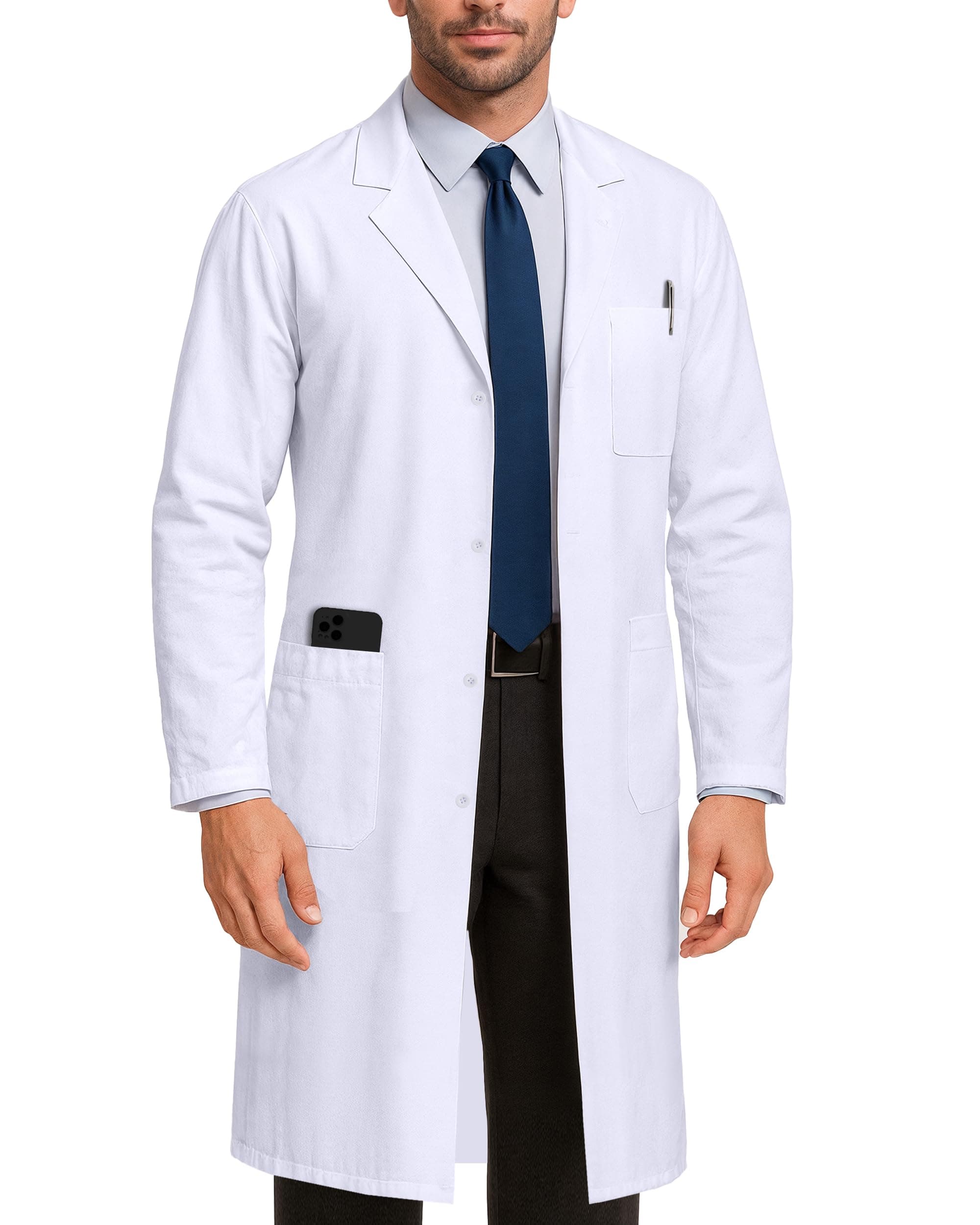 NY Threads unisex-adult Professional Lab Coat for Men medical-lab-coats (pack of 1)