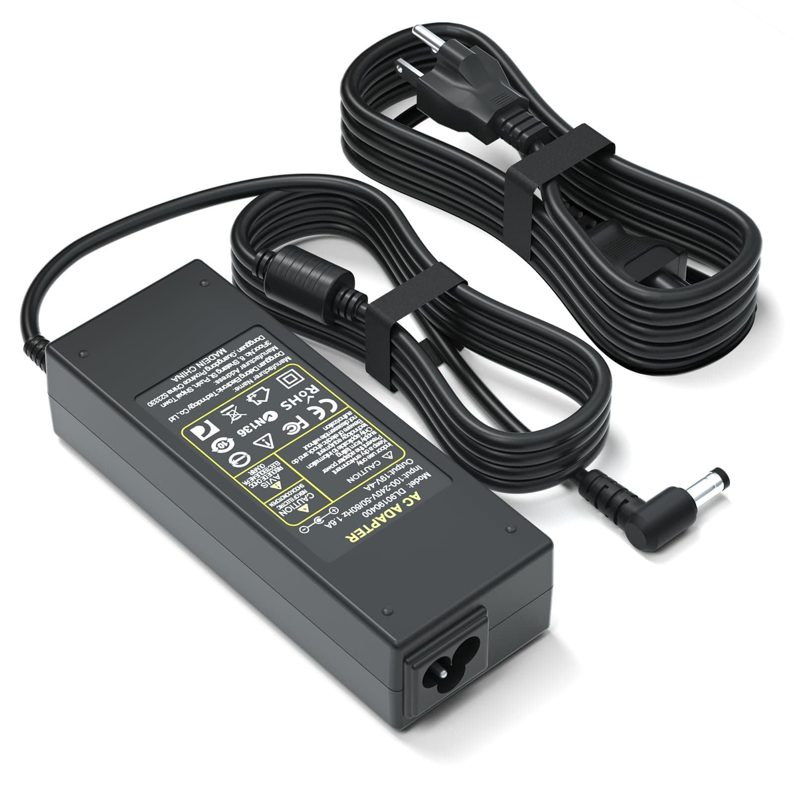 19V Power Supply Compatible for LG Monitor - Compatible for LG Electronics Monitor 32" 27" 24" 23" 22" 20" 19" LCD LED HD TV Widescreen Adapter Power Cord
