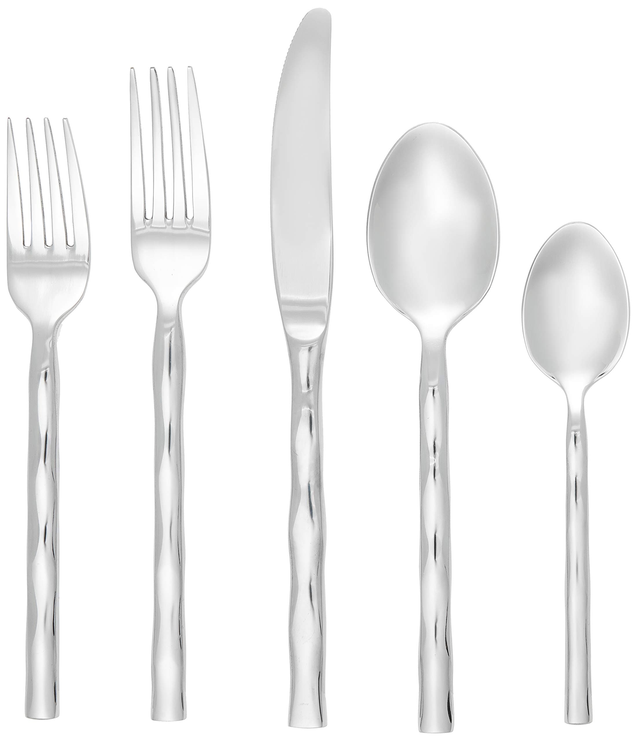 20-Piece Calypso Stainless Steel Flatware Set, Service for 4