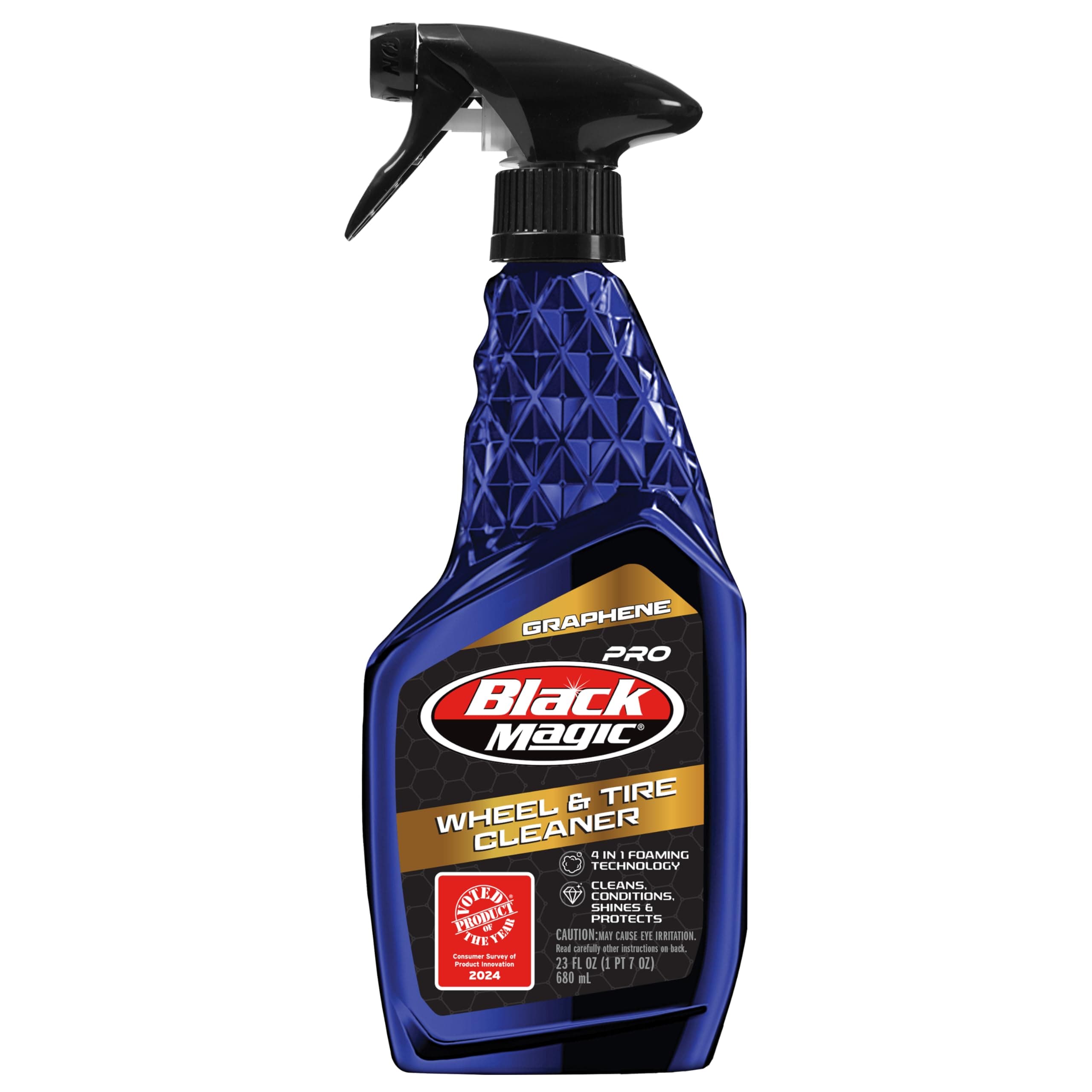 120204 Intense Graphene Wheel & Tire Cleaner, 23oz. - Powerful Multi-Purpose Formula to Melt Away Dirt and Grime For a Renewed Finish and Protection for Weeks