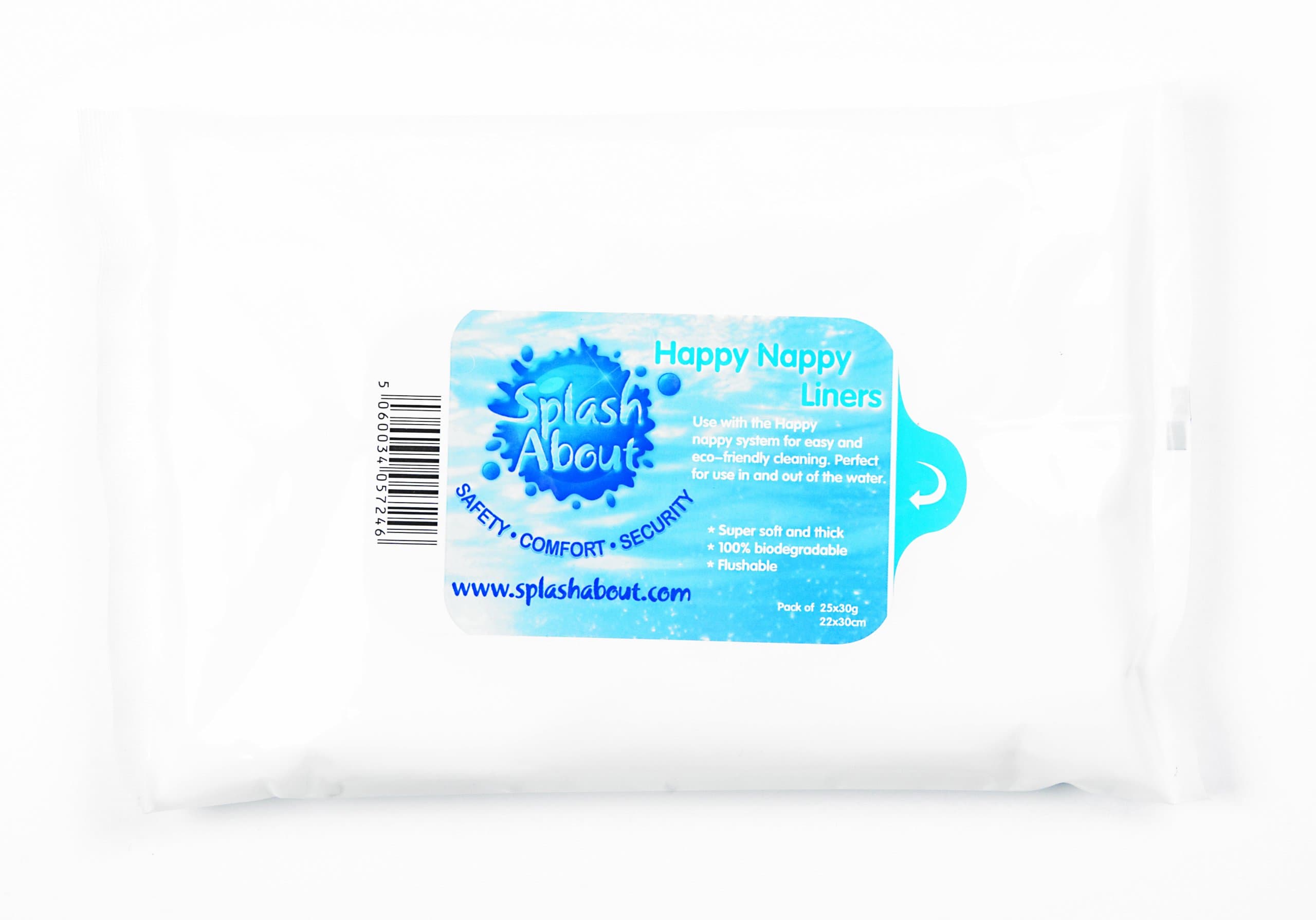 Splash About Baby Happy Nappy Swim Diaper Biodegradable Liners