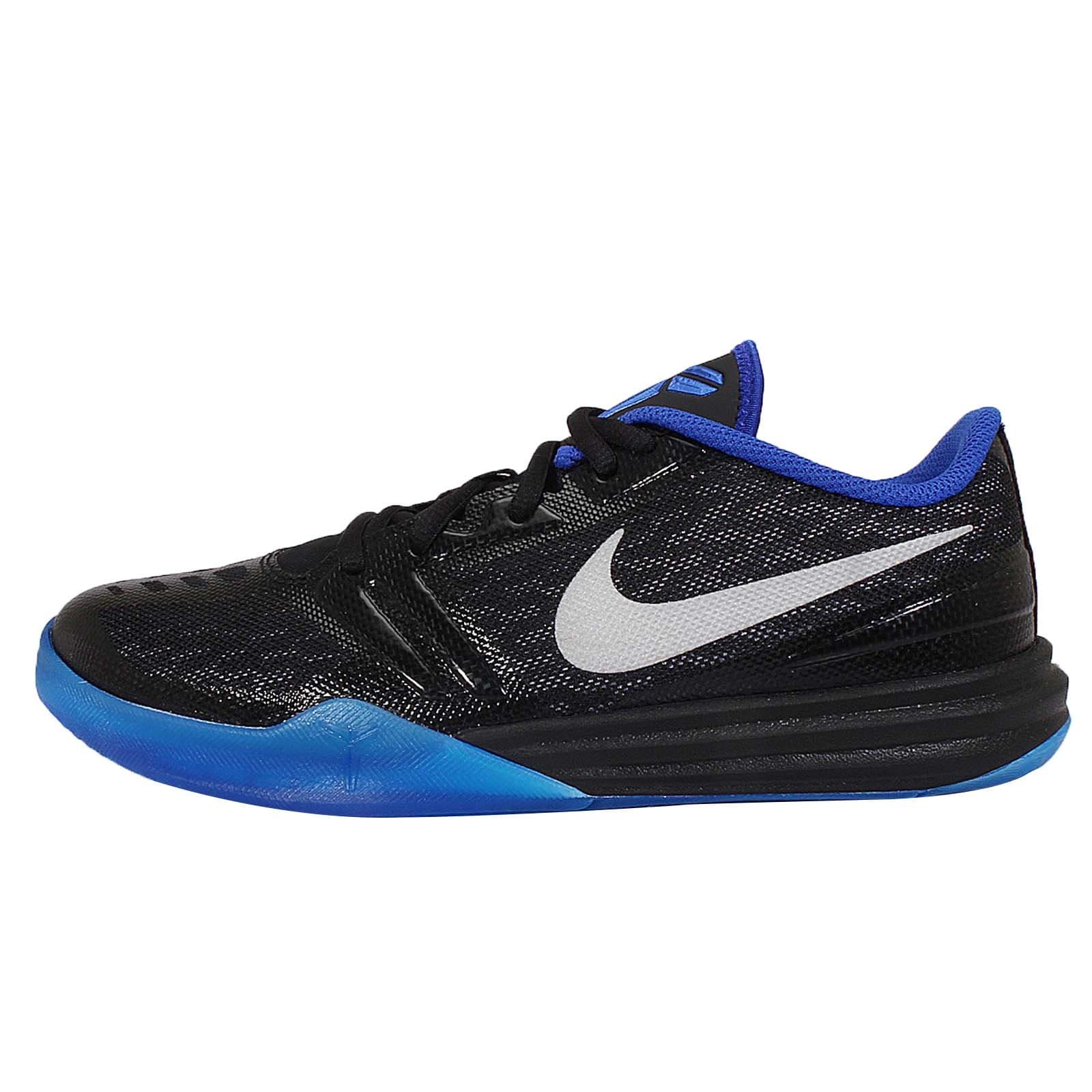 Nike Kids KB Mentality GS, BLACK/MTLLC SILVER-GM ROYAL-PHOTO BLUE, Youth Size 5