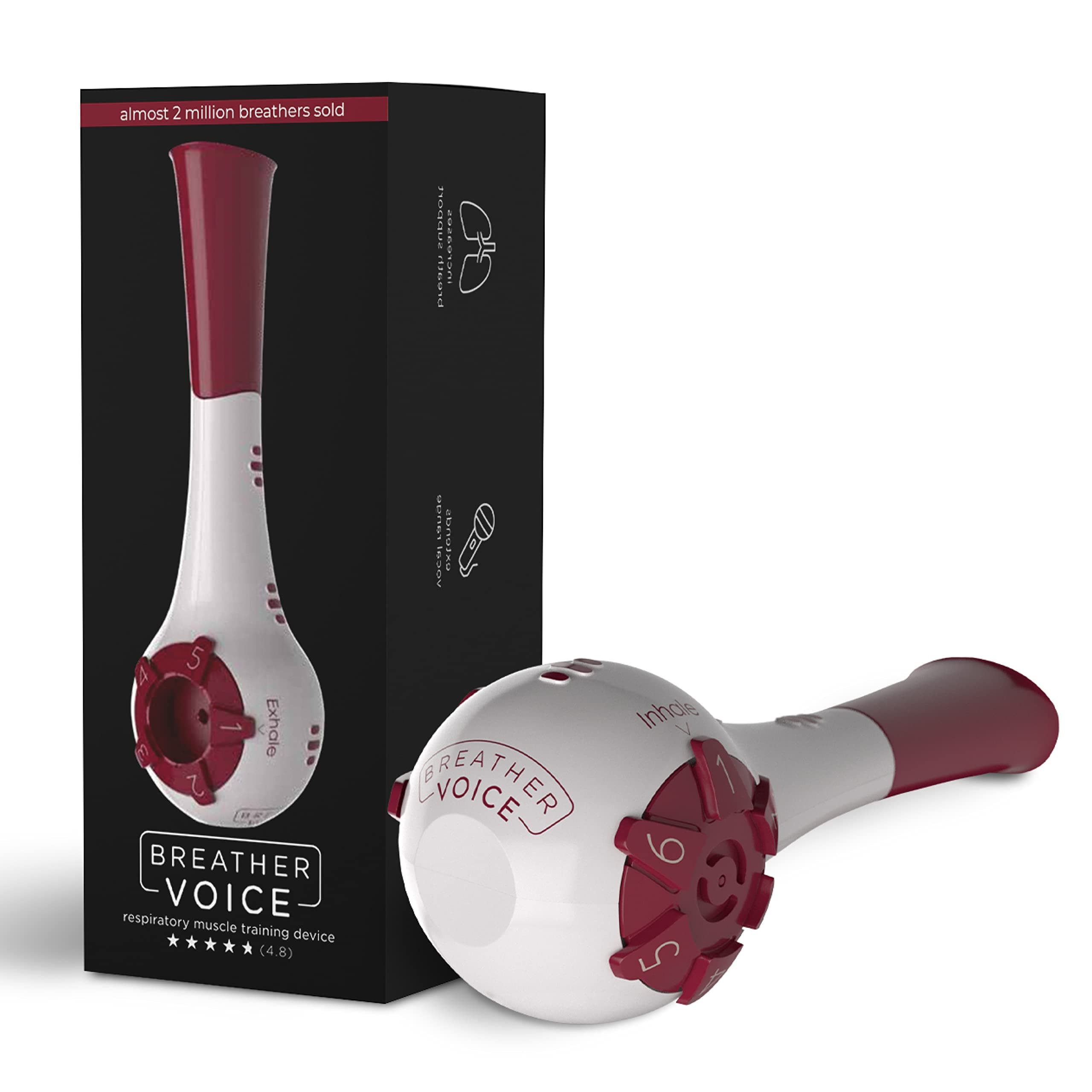 The Breather Voice | Respiratory Breath & Lung Trainer | Strengthen Your Breath Control & Elevate Your Singing Performance