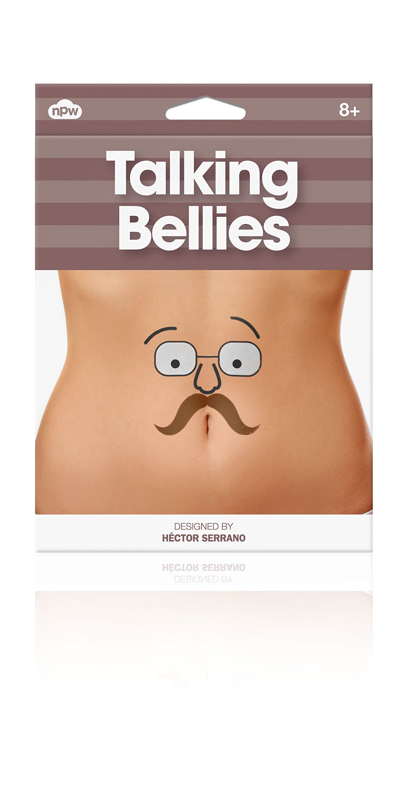 NPW Gifts Talking Bellies Kids Temporary Tattoos