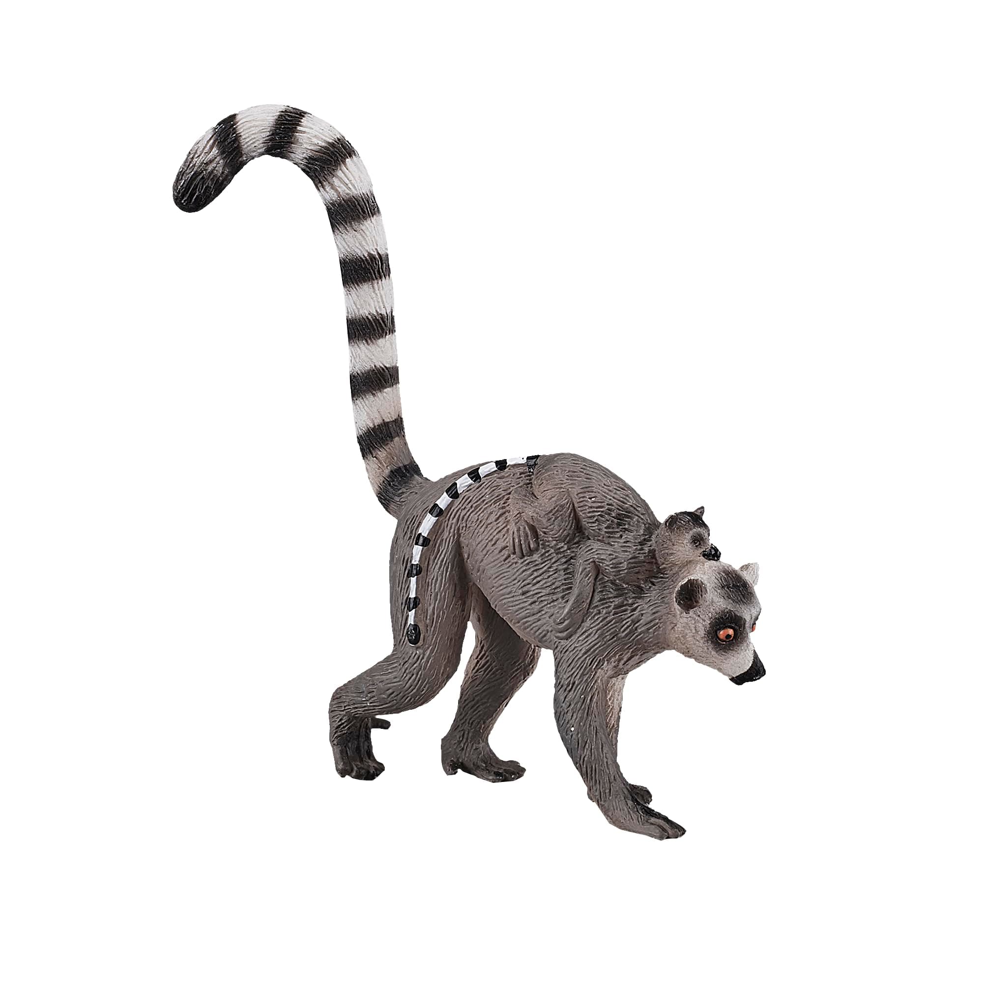 Fun 387237 Lemur with Baby Realistic Wildlife Animal Replica Toy Figure