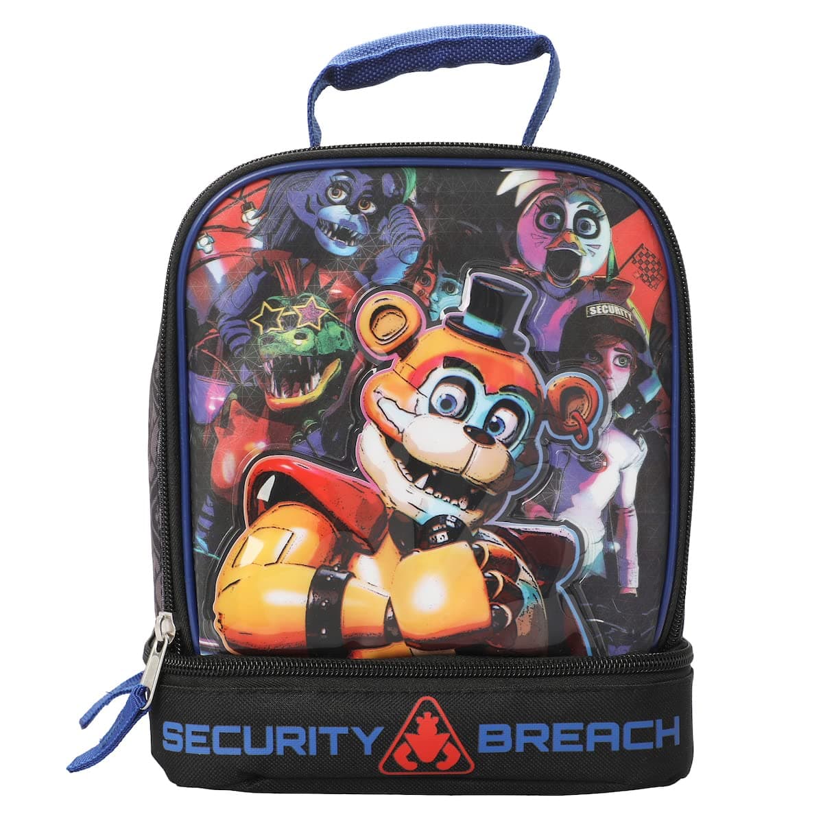 Five Nights at Freddy's: Security Breach Insulated Lunch Box With Double Compartments, Multicolor, OSFA