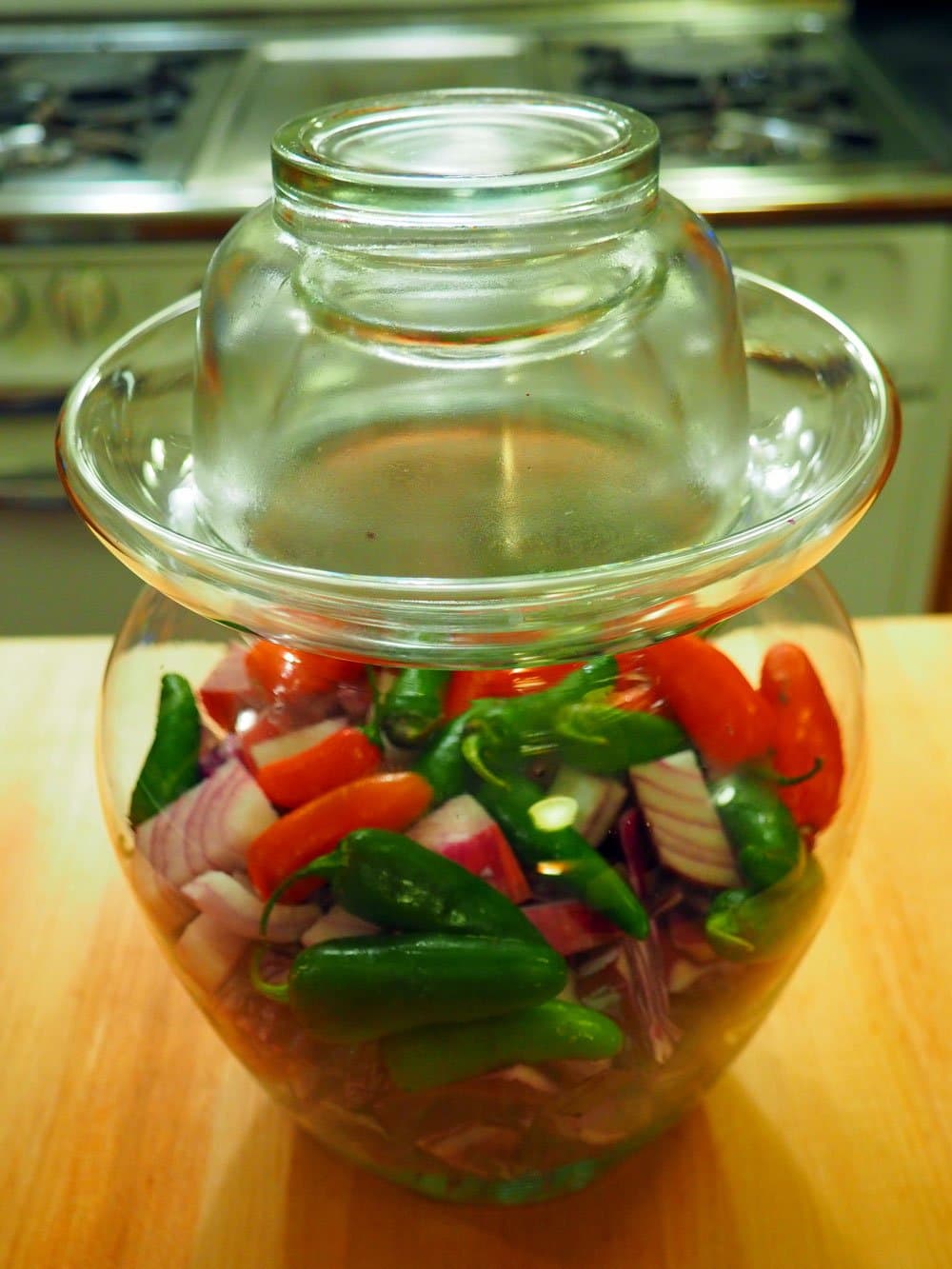 Traditional Glass Fermenting Jar, 4000ml with Airlock Lid