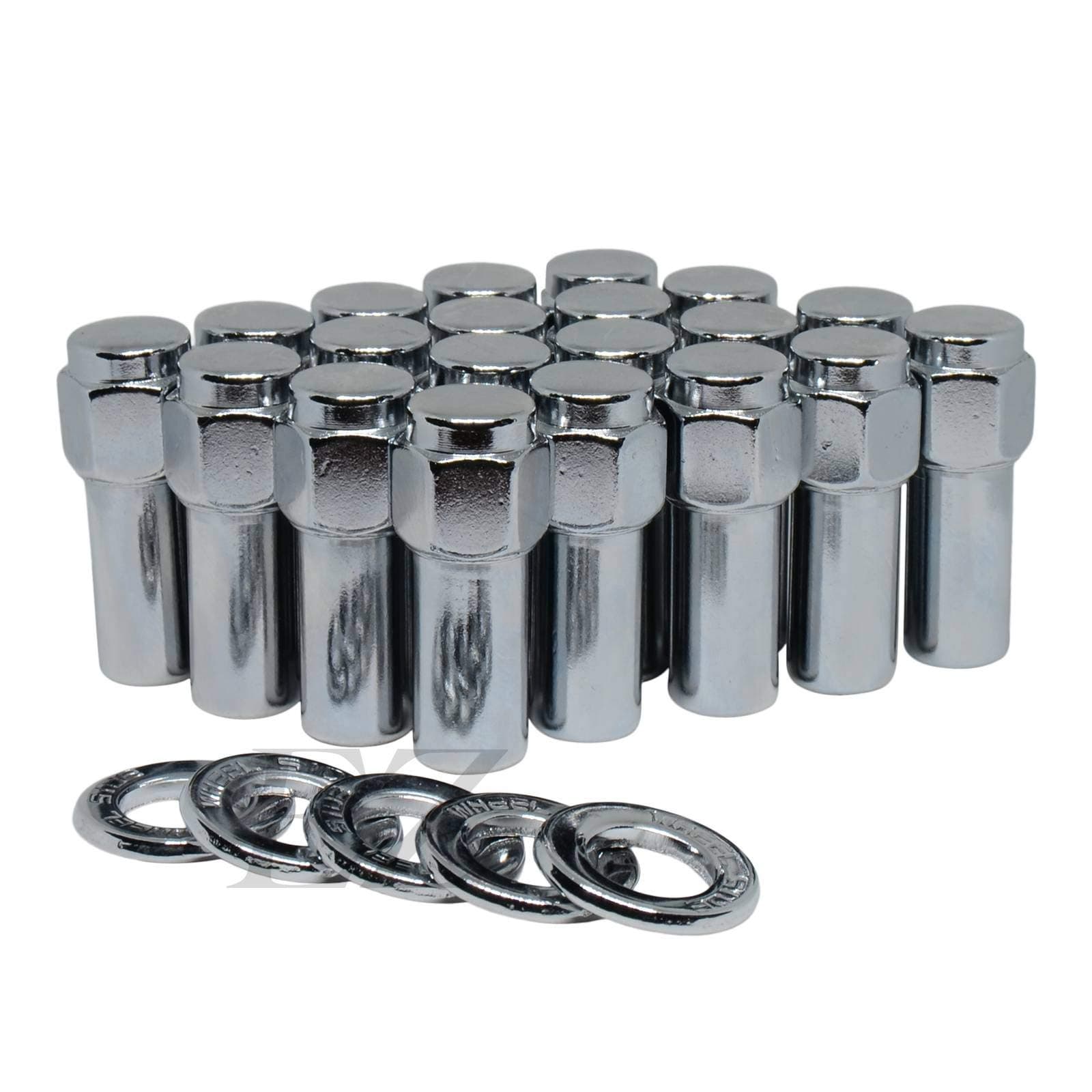 Cragar SST Mag Lug Nut 1/2"-20 with Center Washer Set of 20 Pcs