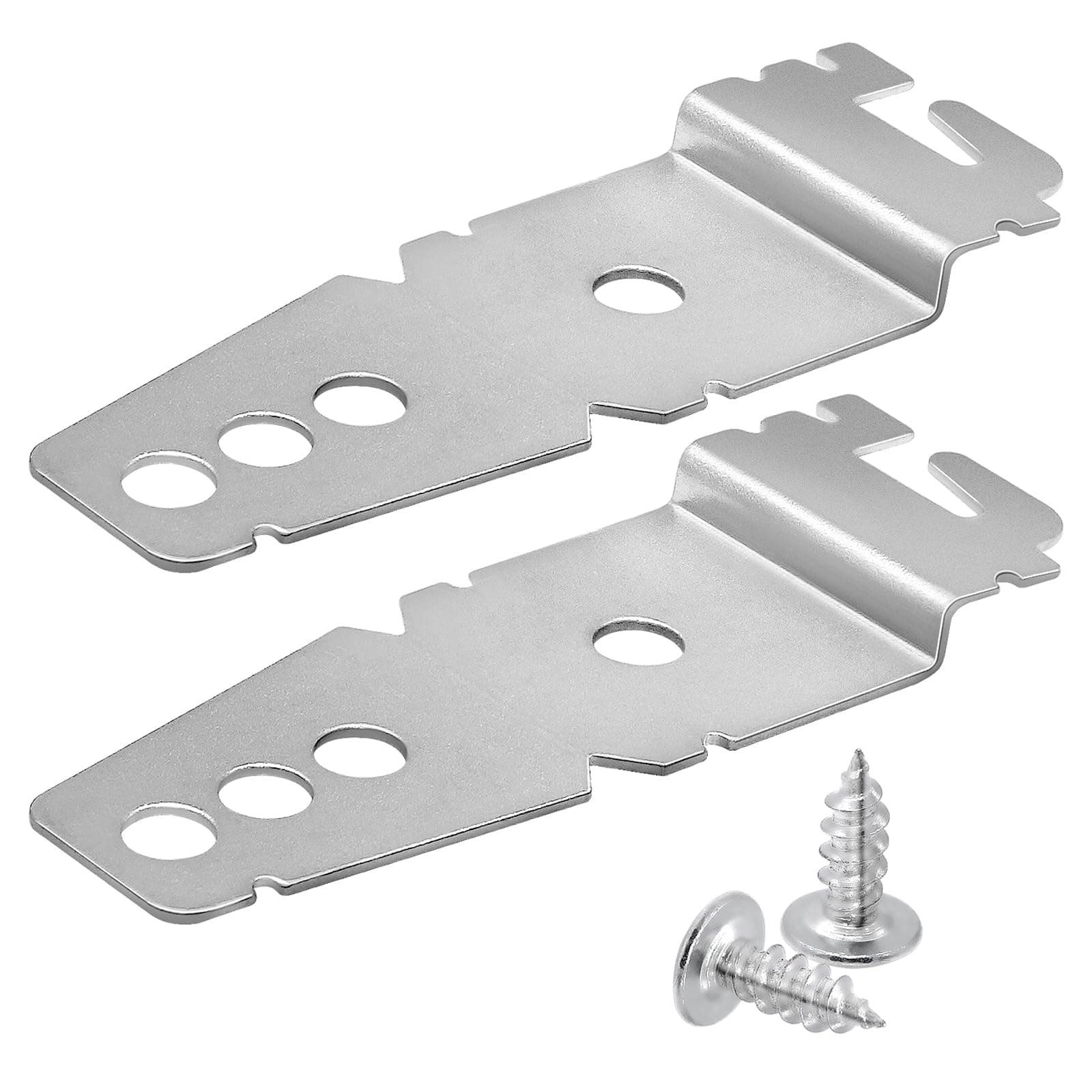 Beaquicy 8269145 Undercounter Dishwasher Mounting Bracket with Screws - Replacement for Whirlpool Ken-more Dishwasher - Replaces WP8269145 WP8269145VP (Pack of 2)