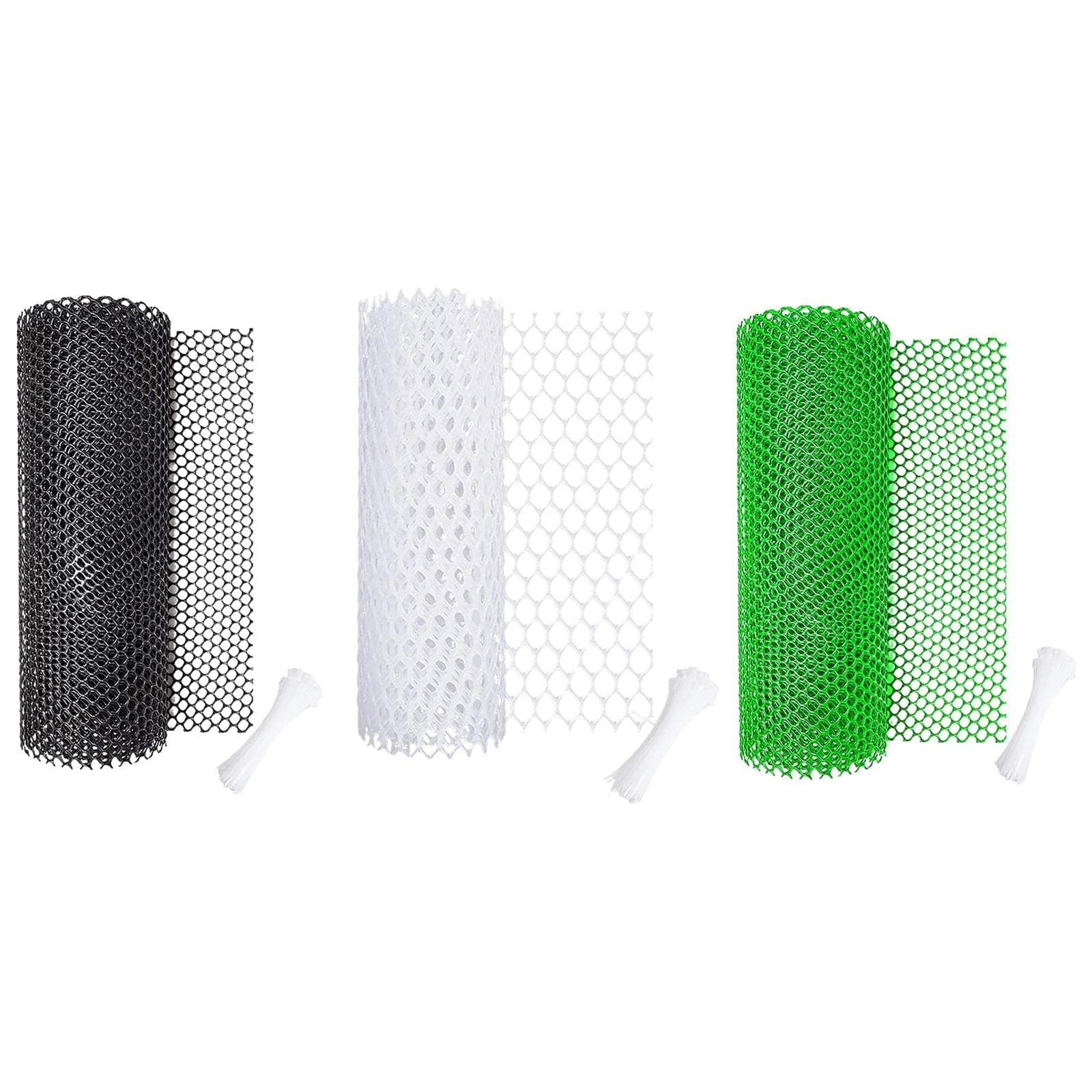 ATORSE® Chicken Wire Frame Poultry Fencing Decorative Protective for Outdoor Safety Black