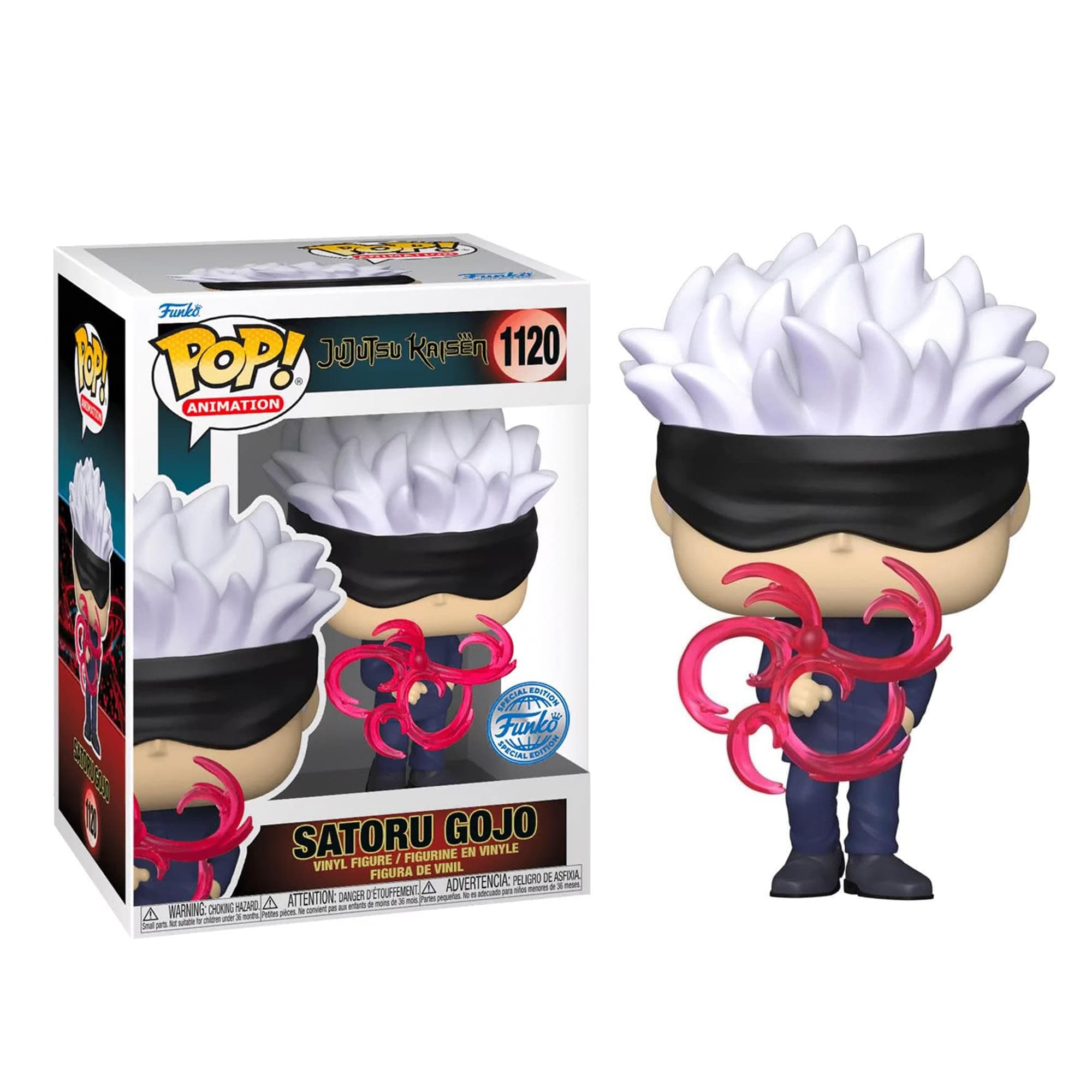 Funko Pop! Animation: Jujutsu Kaisen - Gojo (Red Tech)(Exc), Collectible Vinyl Figure - 62337