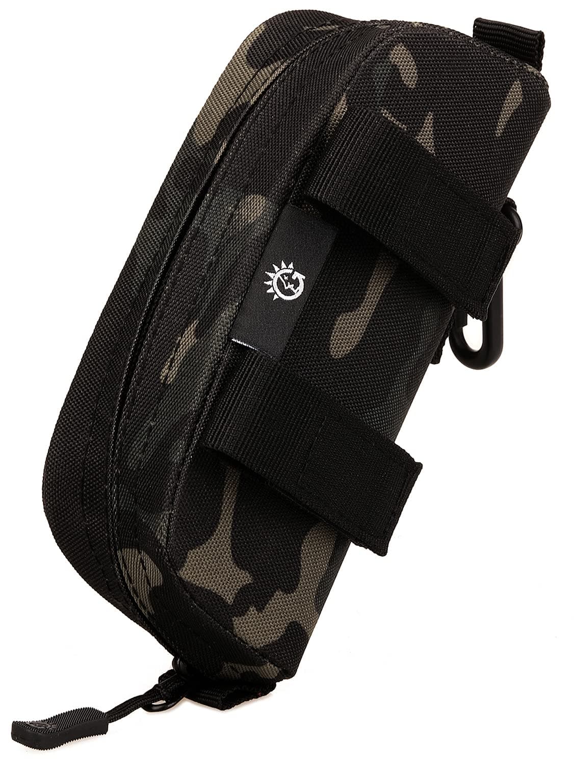 SunForMorningSunForMorning Tactical Eyeglasses Hard Case Molle Zipper Sunglasses Carrying Case Protective Box with Clip