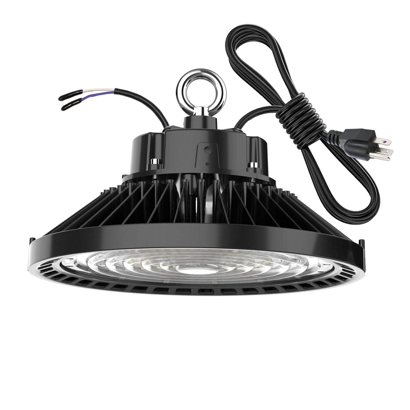 High Bay LED Light 200 Watt 1-10V Dimmable 30000 Lumen, DLC Listed 5000K Bright White, 800W HPS or MH Bulbs Equivalent, Industrial Highbay Light, Warehouse Light Fixtures, AC 90-277V