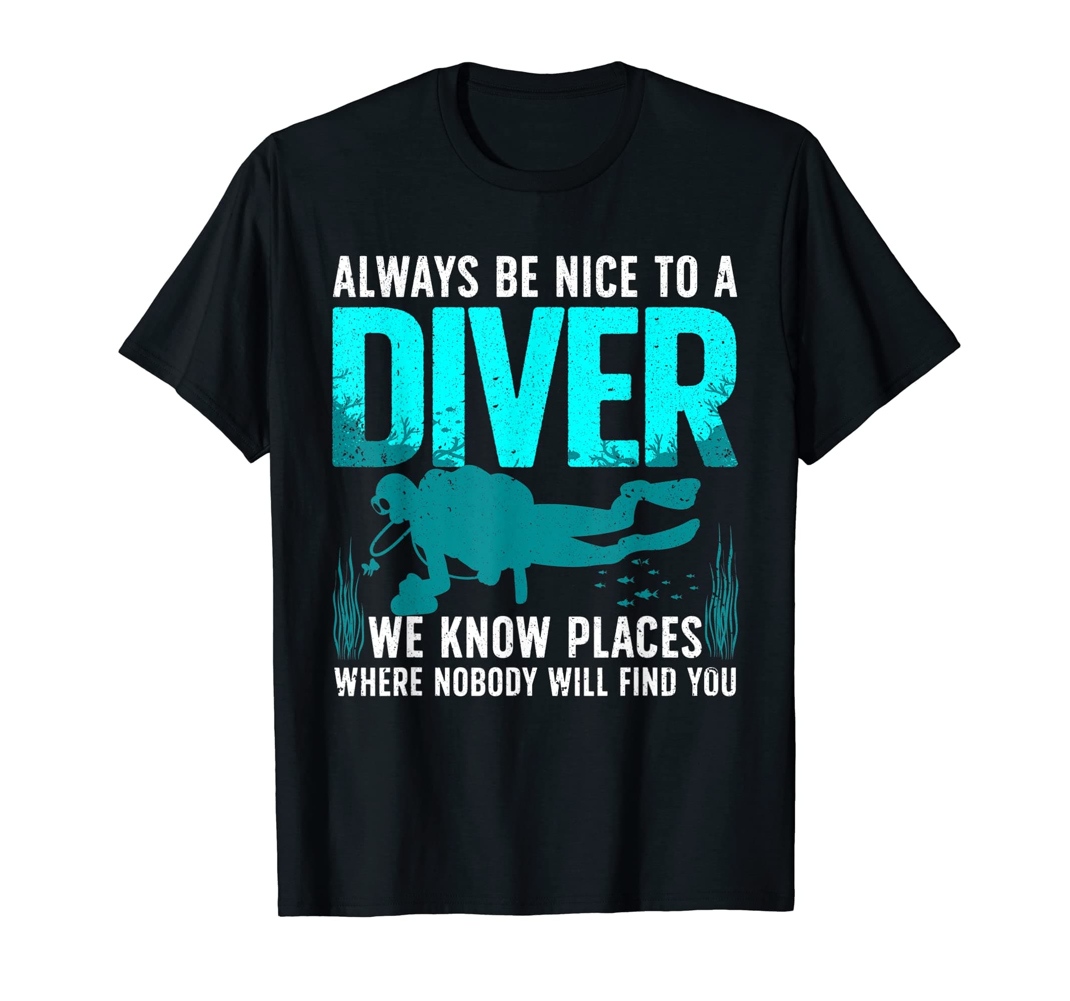 Scuba Diving Gift Ocean Diver Accessories & StuffCool Scuba Diving For Men Women Open Water Ocean Diver Lover T-ShirtOEKO-TEX STANDARD 100