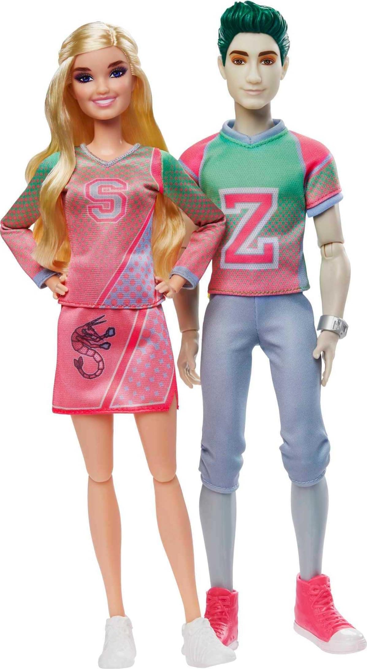 It'S Game Time With This Favorite Duo From Disney Zombies | This 2-Pack Doll Set Comes With Addison And Zed Dolls (12-In) Wearing Their Iconic Seabroo