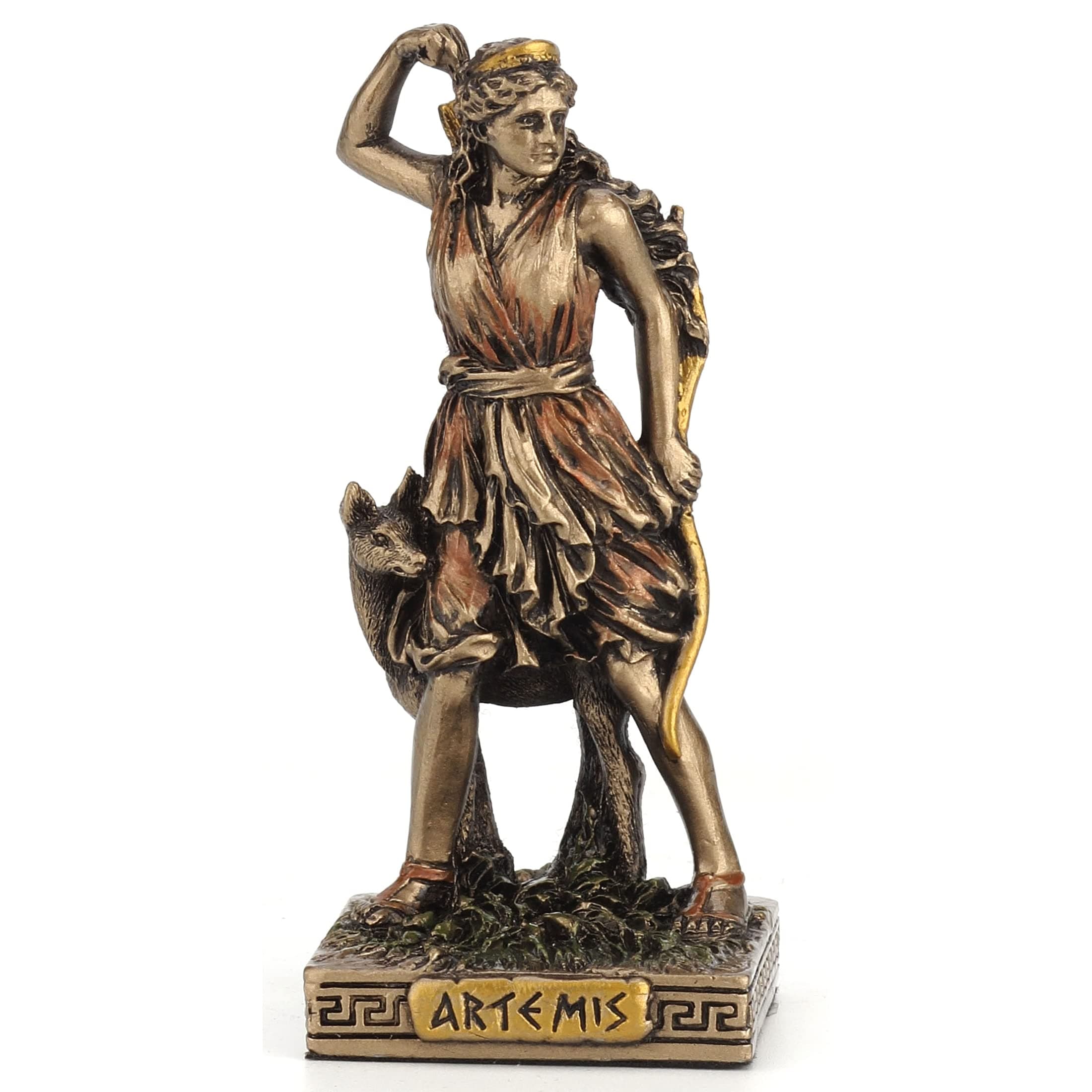 Greek Gods Miniature Figurine (Artemis, Bronze)