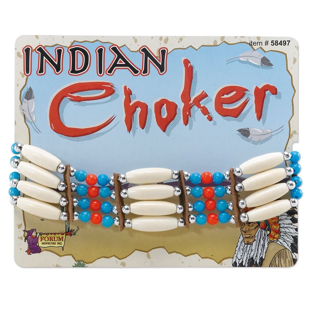 Deluxe Indian Choker - Pack of 1, Multicolor Costume Accessory, Perfect for Themed Parties, Cosplay & More Halloween
