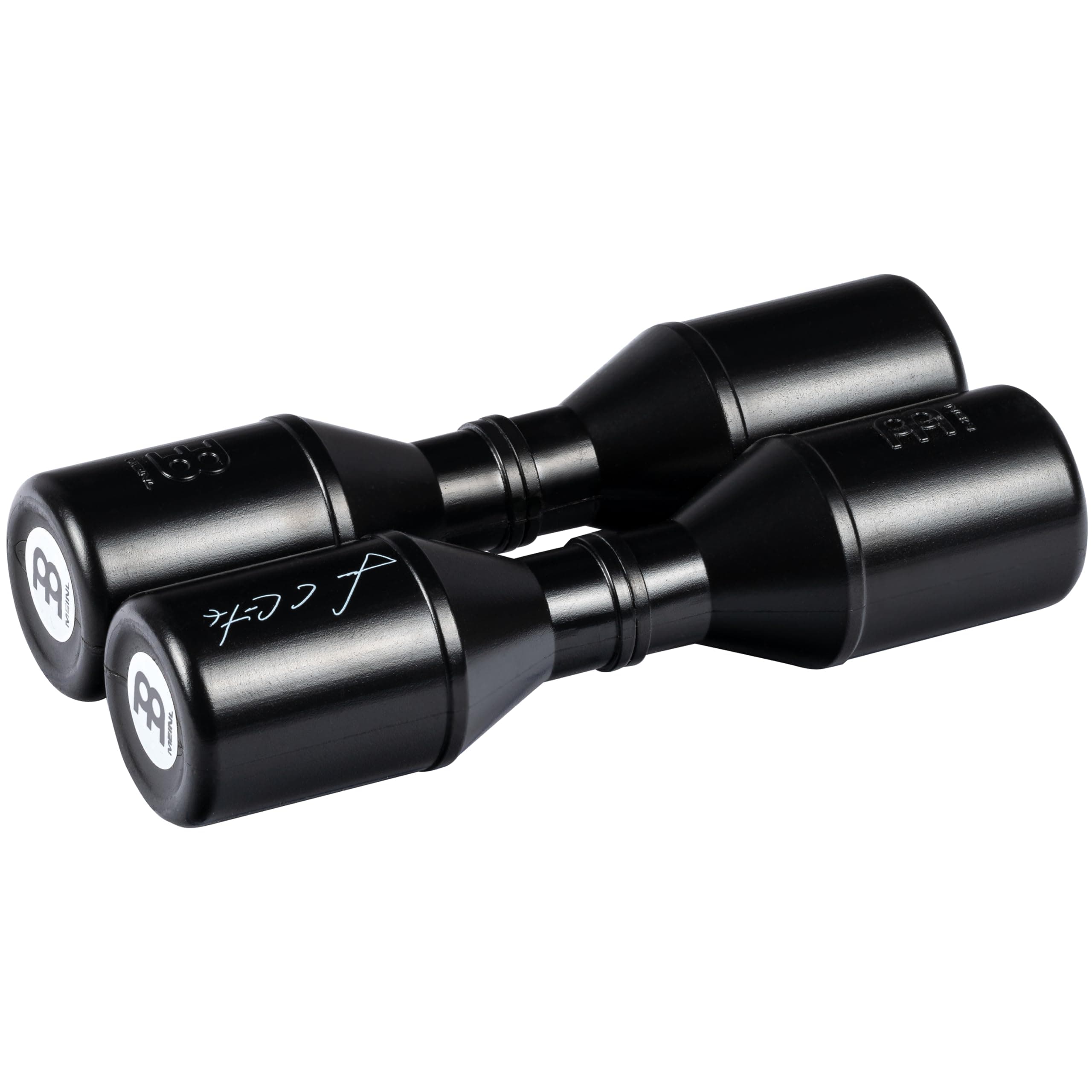 Meinl Percussion Shaker Luis Conte - Medium Live - Artist Series Double Shaker - 17 cm Length - Plastic, Black (SH4BK)