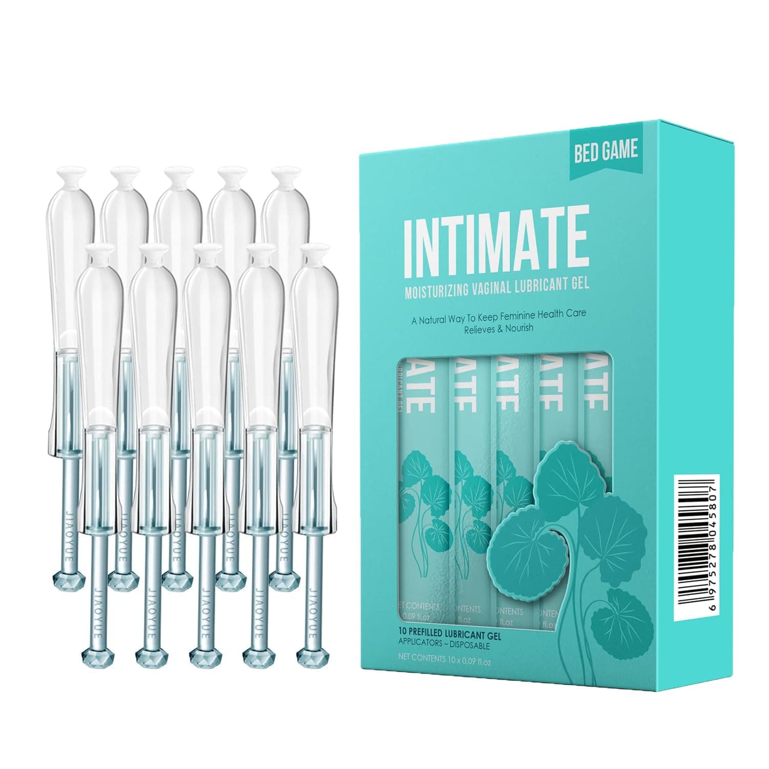 Long Lasting Comfort Vaginal Moisturizer - Intimate Moisturizing Feminine Lube Injector for Women's Dryness - Disposable Prefilled Massage Gel (10 Pcs)