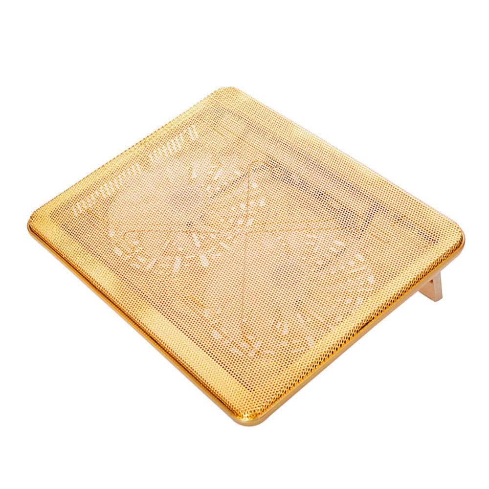 17inch Stand Silent for Notebook Fan with Luxury Gold Color Laptop Cooling Pad