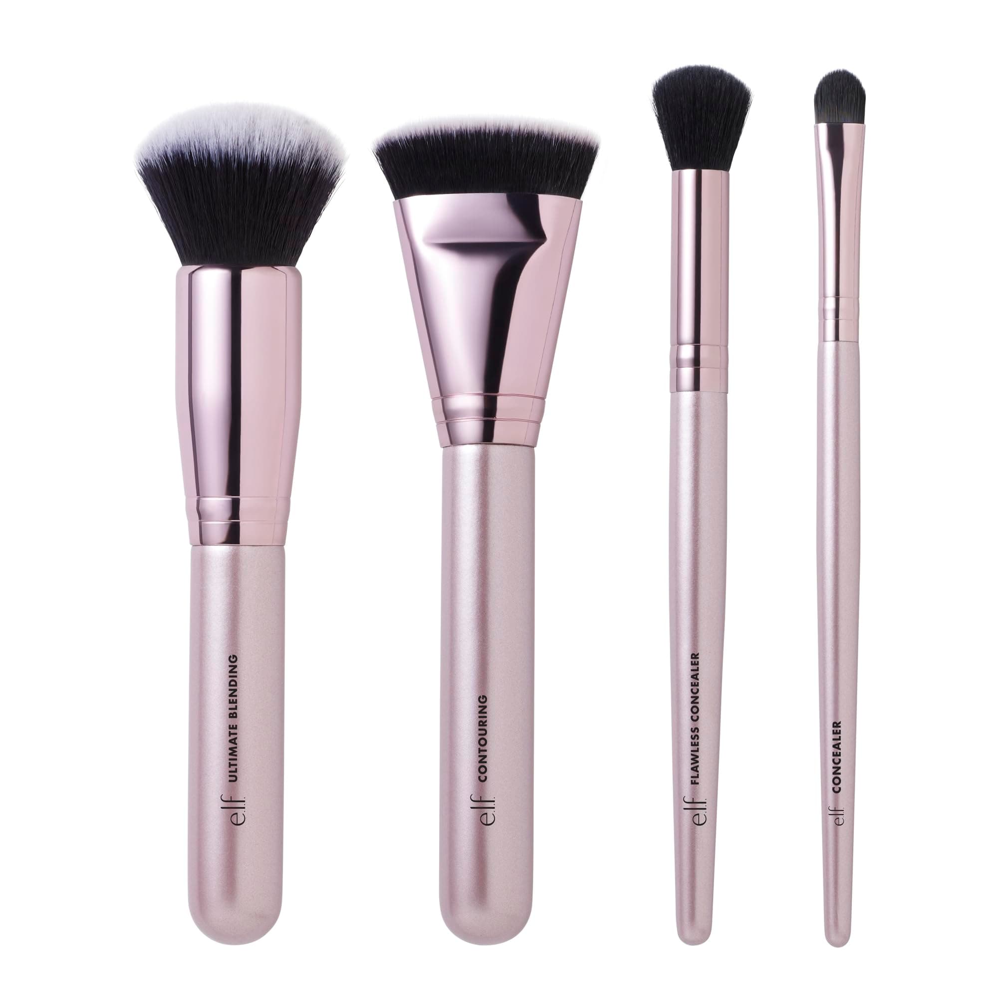 Complexion Perfection Brush Kit 4 Piece Set, Synthetic