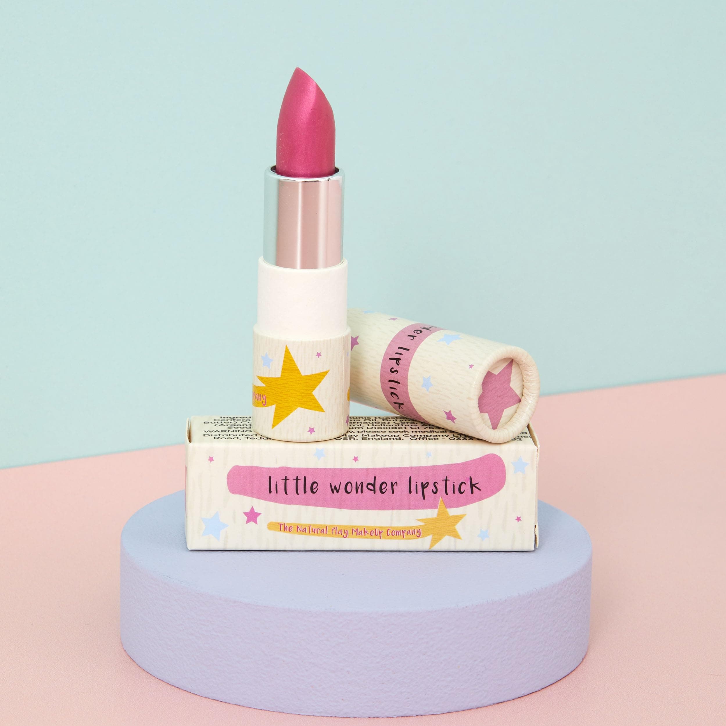 Little Stardust - Natural Children's Lipstick - Enriched with Natural Minerals, Argan Oil and Shea Butter - Lip Balm with a Hint of Colour - Safe & Non Toxic, Free from Chemicals