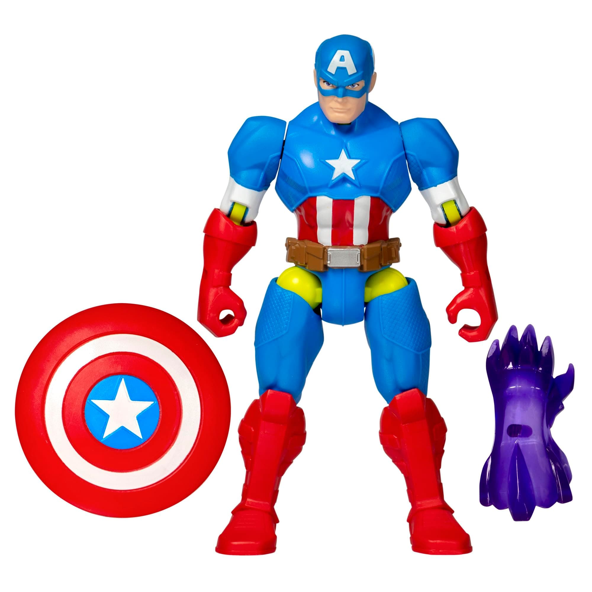 AVENGERS MixMashers Marvel Captain America Mix-And-Match Action Figure & Accessories, Blue
