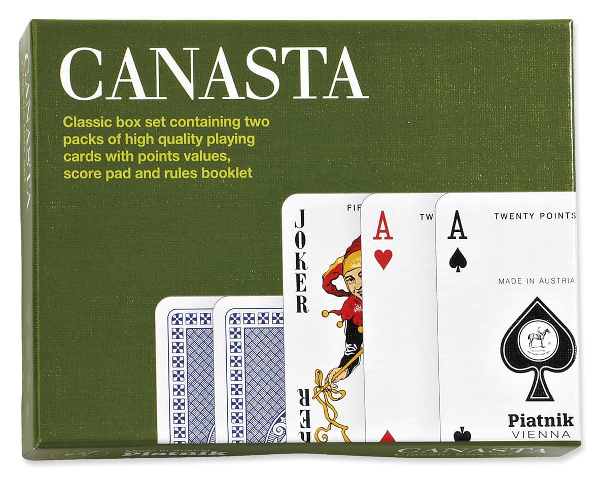 Gibsons Canasta Double Deck Playing Cards from Piatnik | Card Game | Pack of cards