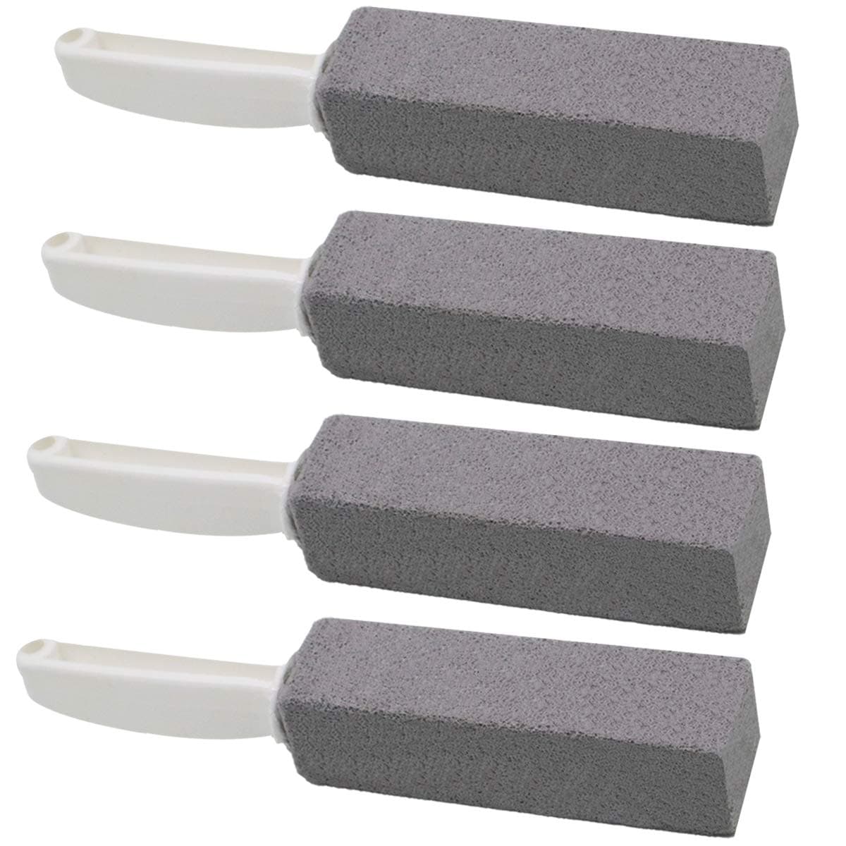 Pumice Stone for Toilet Bowl Cleaning with Handle Pumice Toilet Stone 4 Pack