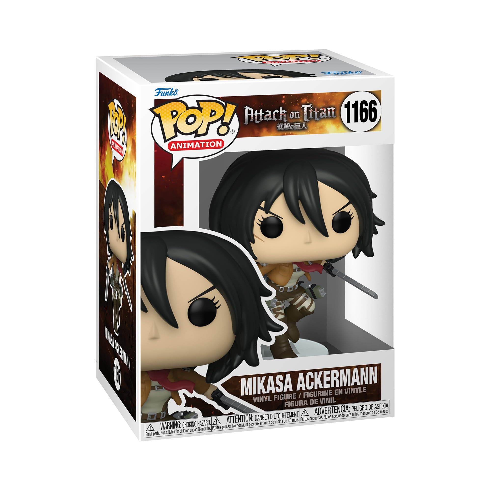 POP Animation: Attack On Titans - Mikasa Ackerman, Multicolor, 57981