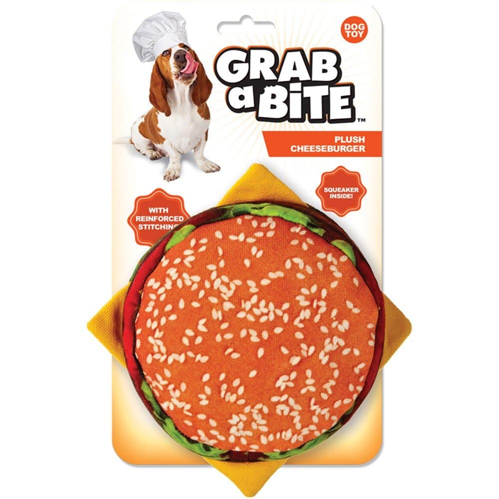 GrabaBite Plush Cheeseburger