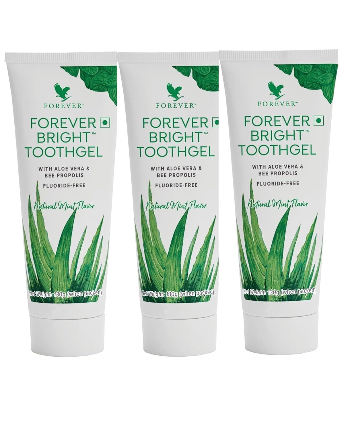 Forever Bright Living Aloe Vera Toothgel (Pack of 3) K@