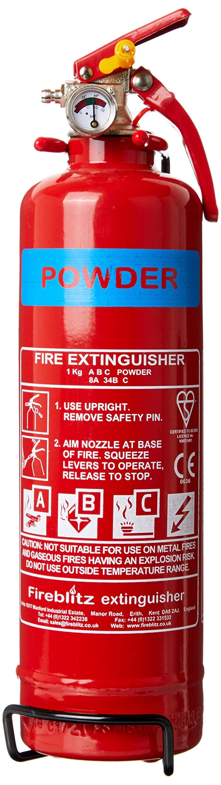 Fireblitz FBP1/B Dry Powder Fire Extinguisher