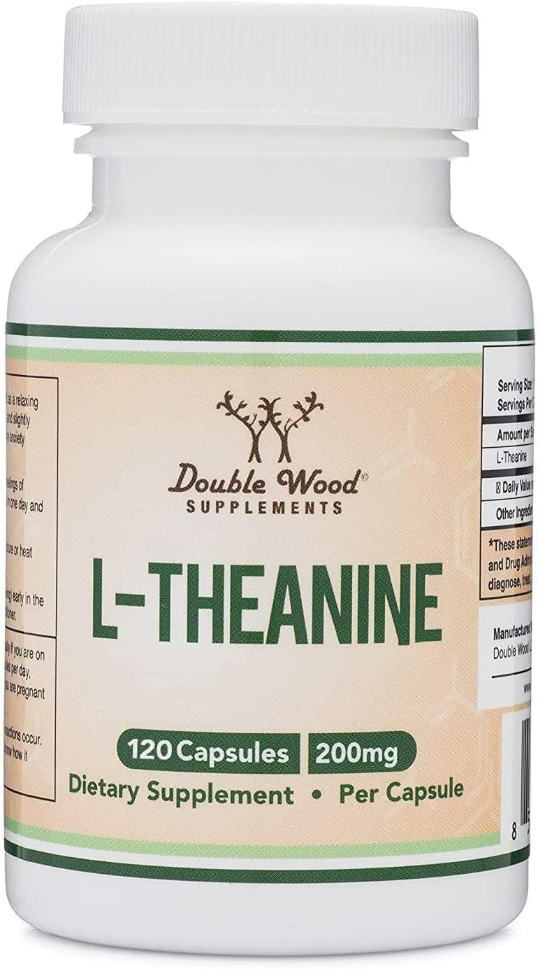 Double Wood Supplements L-Theanine - 120 X 200mg Capsules