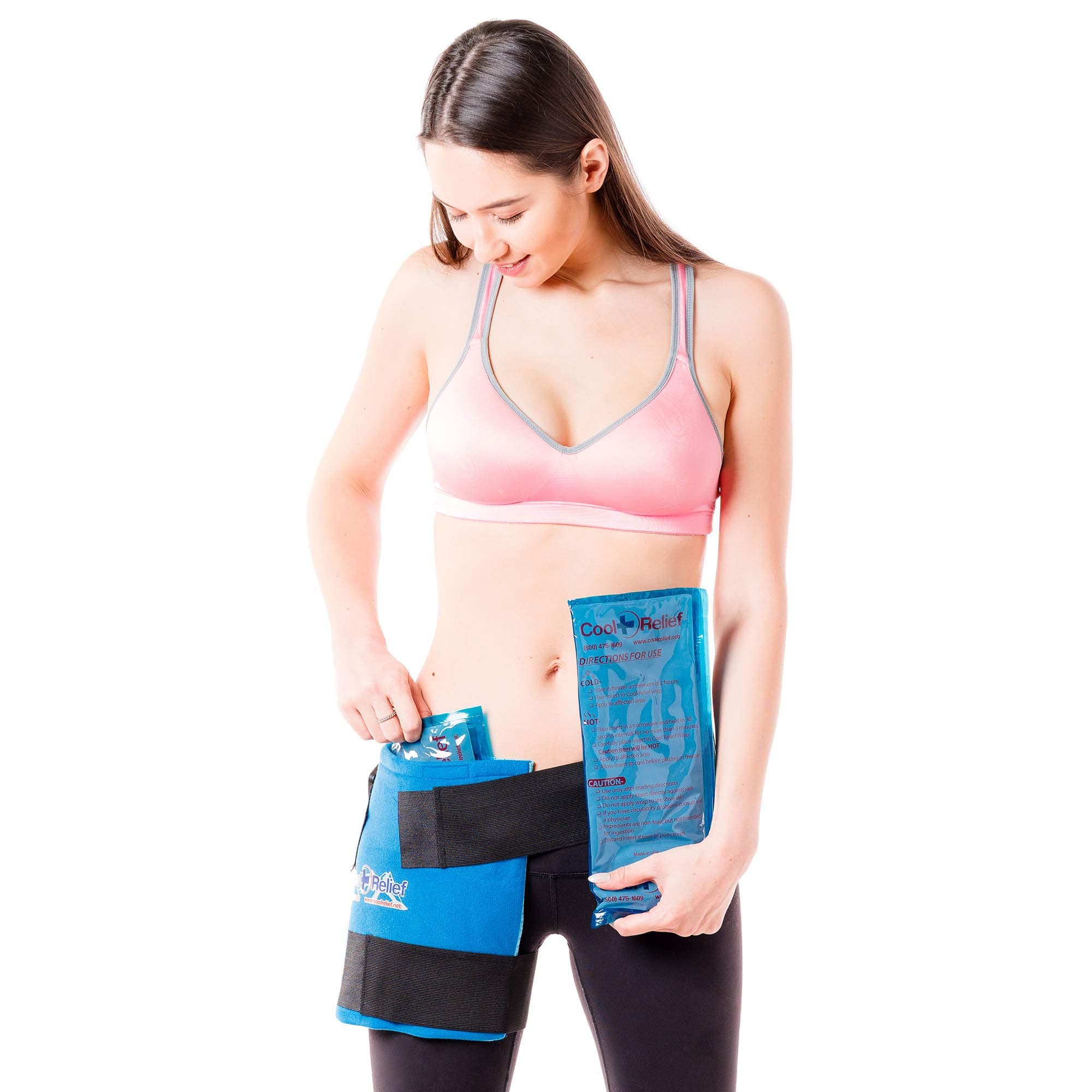 Soft Gel Hip Ice Wrap by Cool Relief (2 Removeable Inserts)