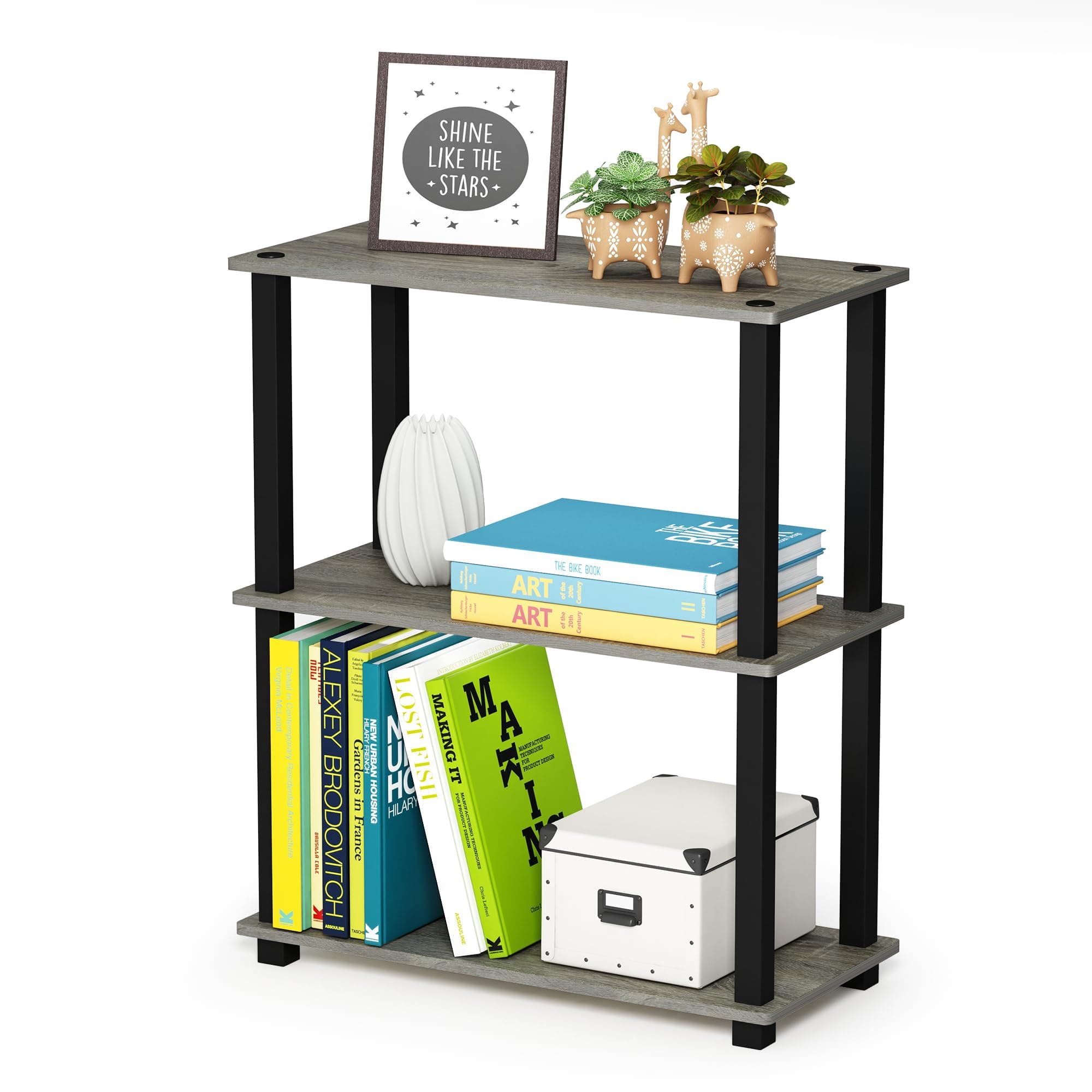 Furinno Turn-N-Tube 3-Tier Shelf